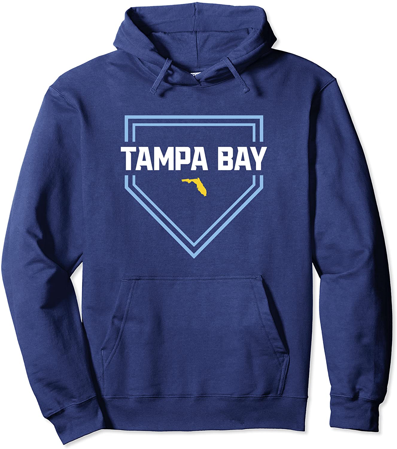 Vintage Tampa Bay Baseball Florida Home State Pullover Hoodie