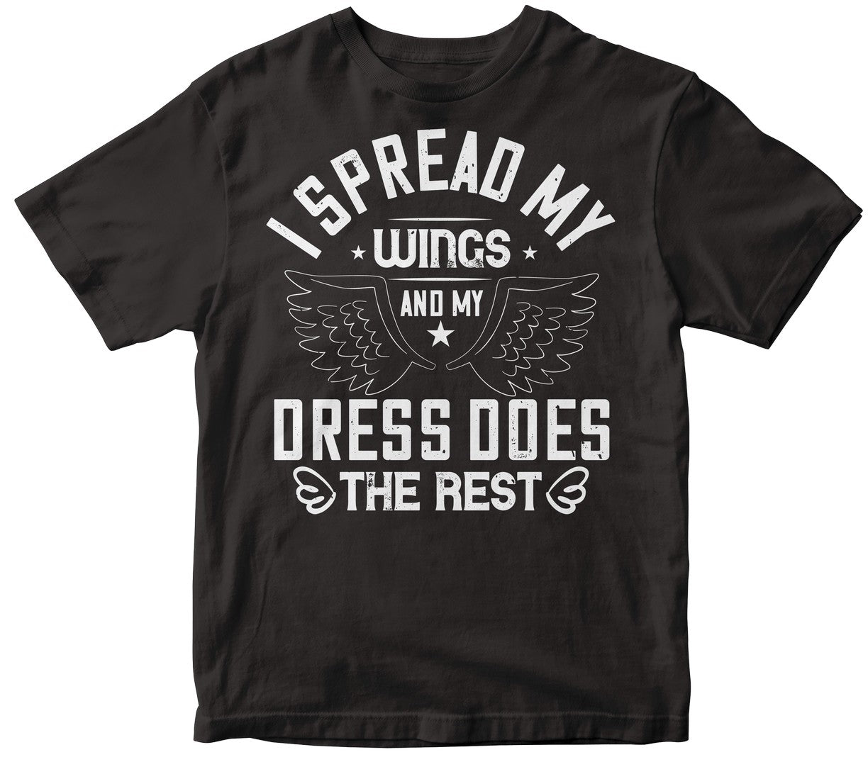 I Spread My Wings. And My Dress Does The Rest