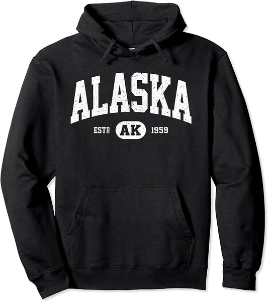 Alaska Sweatshirt Retro Vintage Alaska Hoodie Gifts