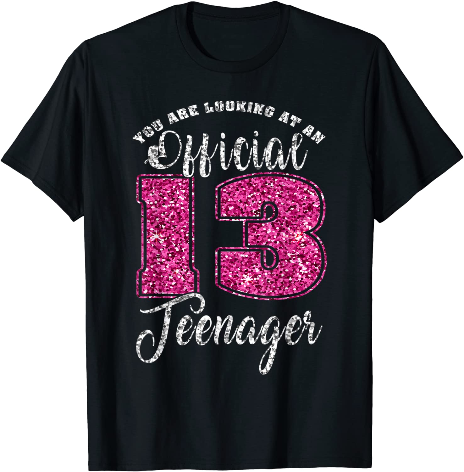 Official Teenager 13 Years Old 13th birthday Boys Girl Shirt T-Shirt