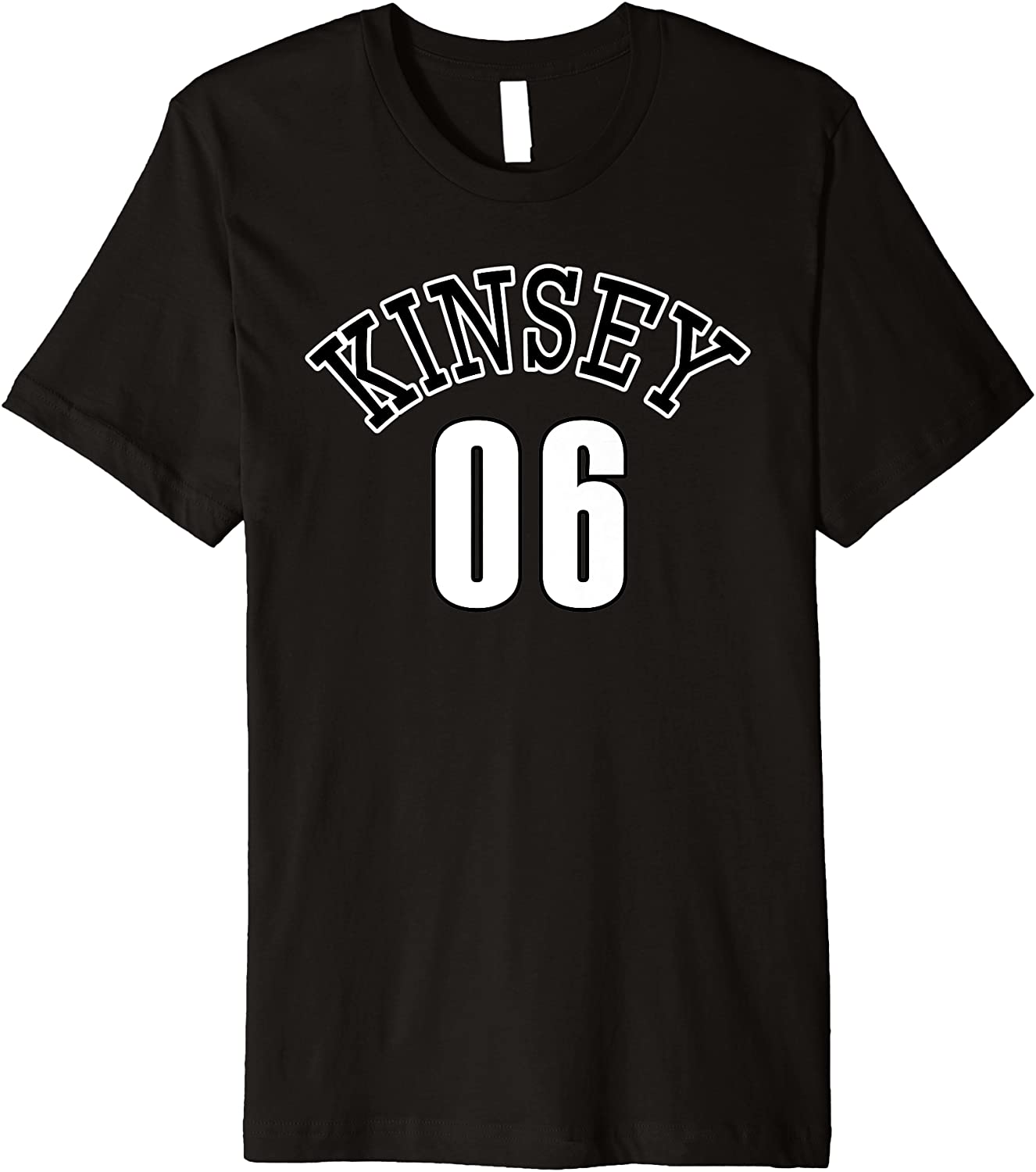 Funny Sports Jersey Style Kinsey 6 LGBTQ Pride Month Premium T-Shirt