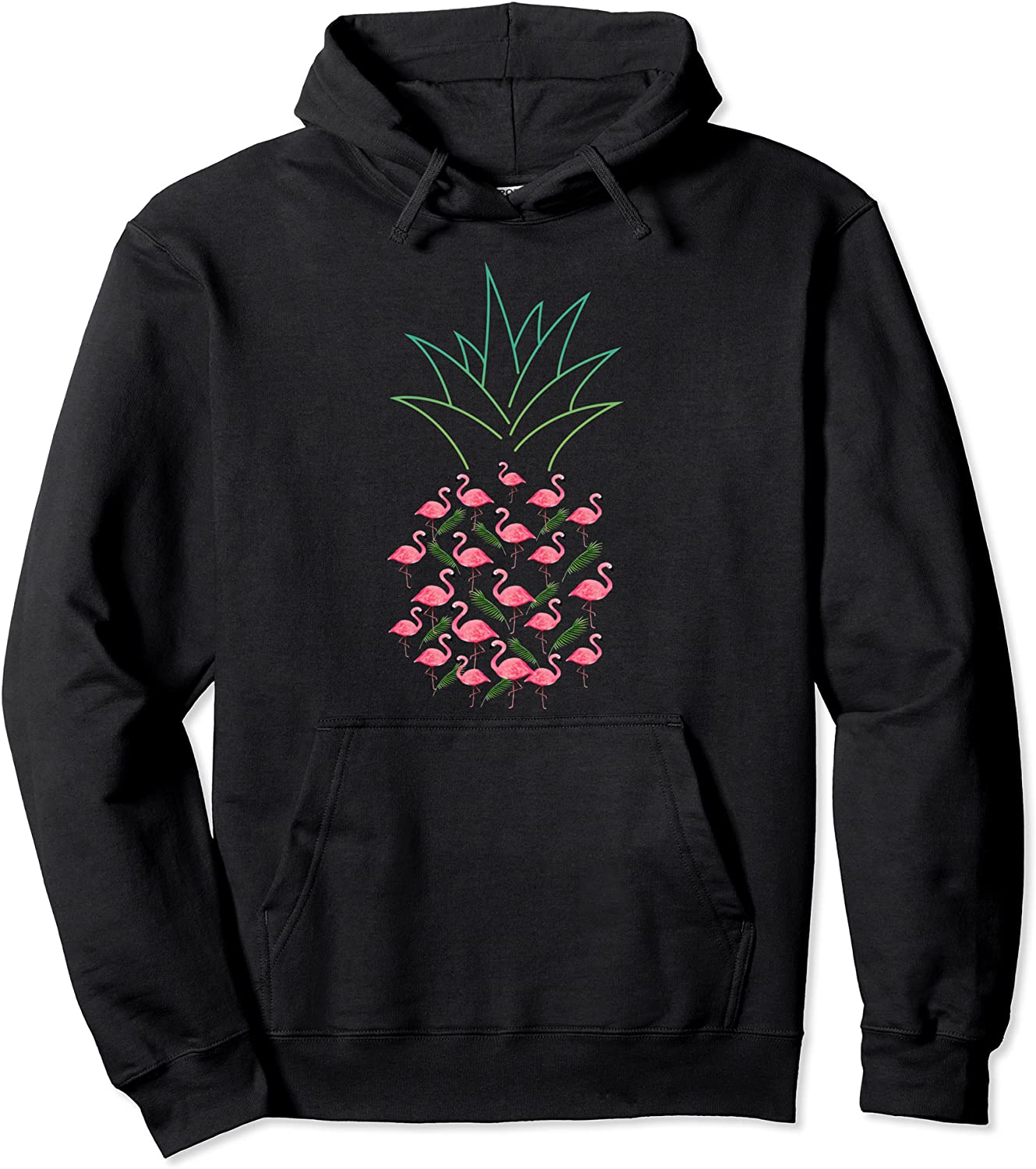 Pineapple Flamingo Pullover Hoodie