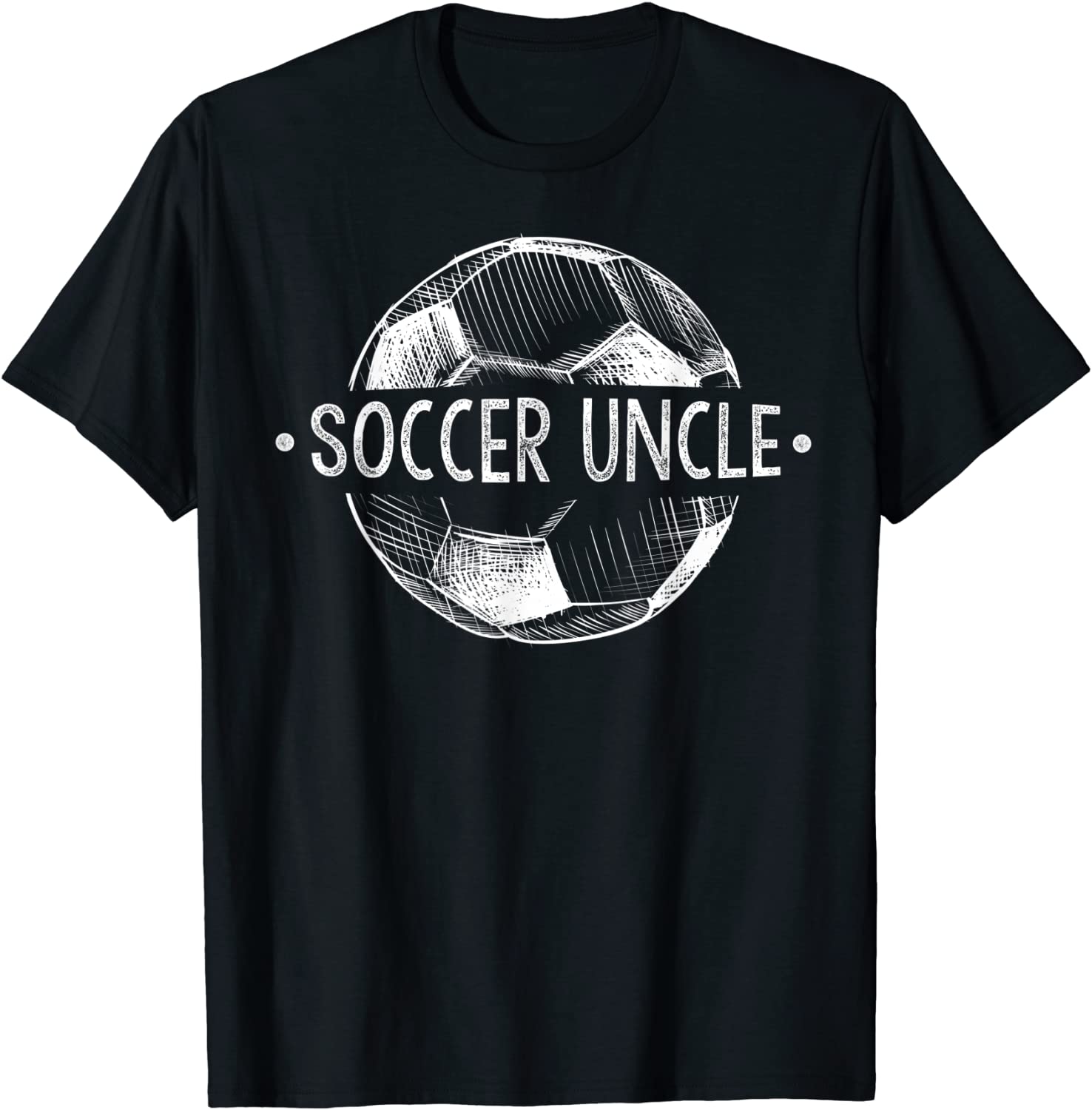 Mens Soccer Uncle Family Matching Team Player Gift Sport Lover T-Shirt