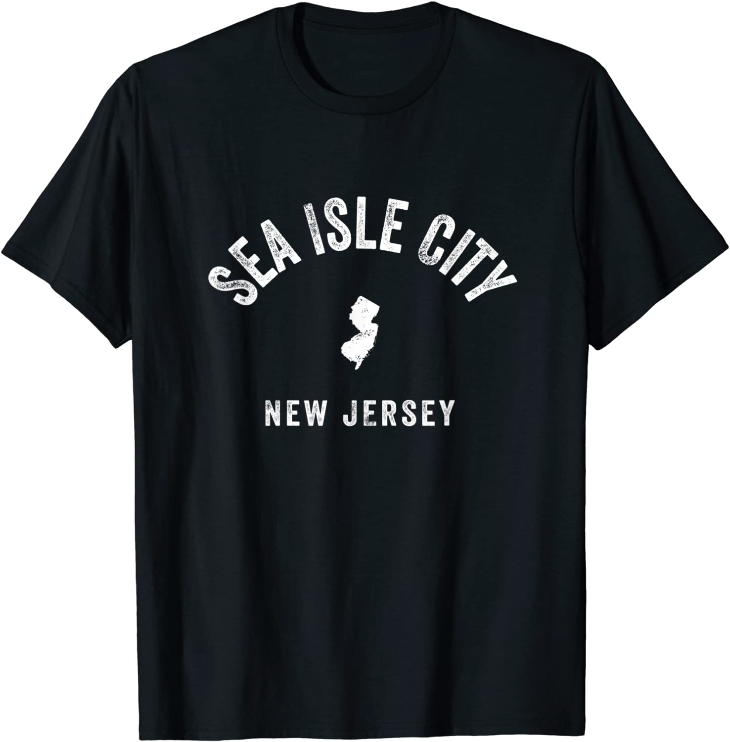 Sea Isle City New Jersey NJ Vintage 70s Athletic Sports Desi T-Shirt