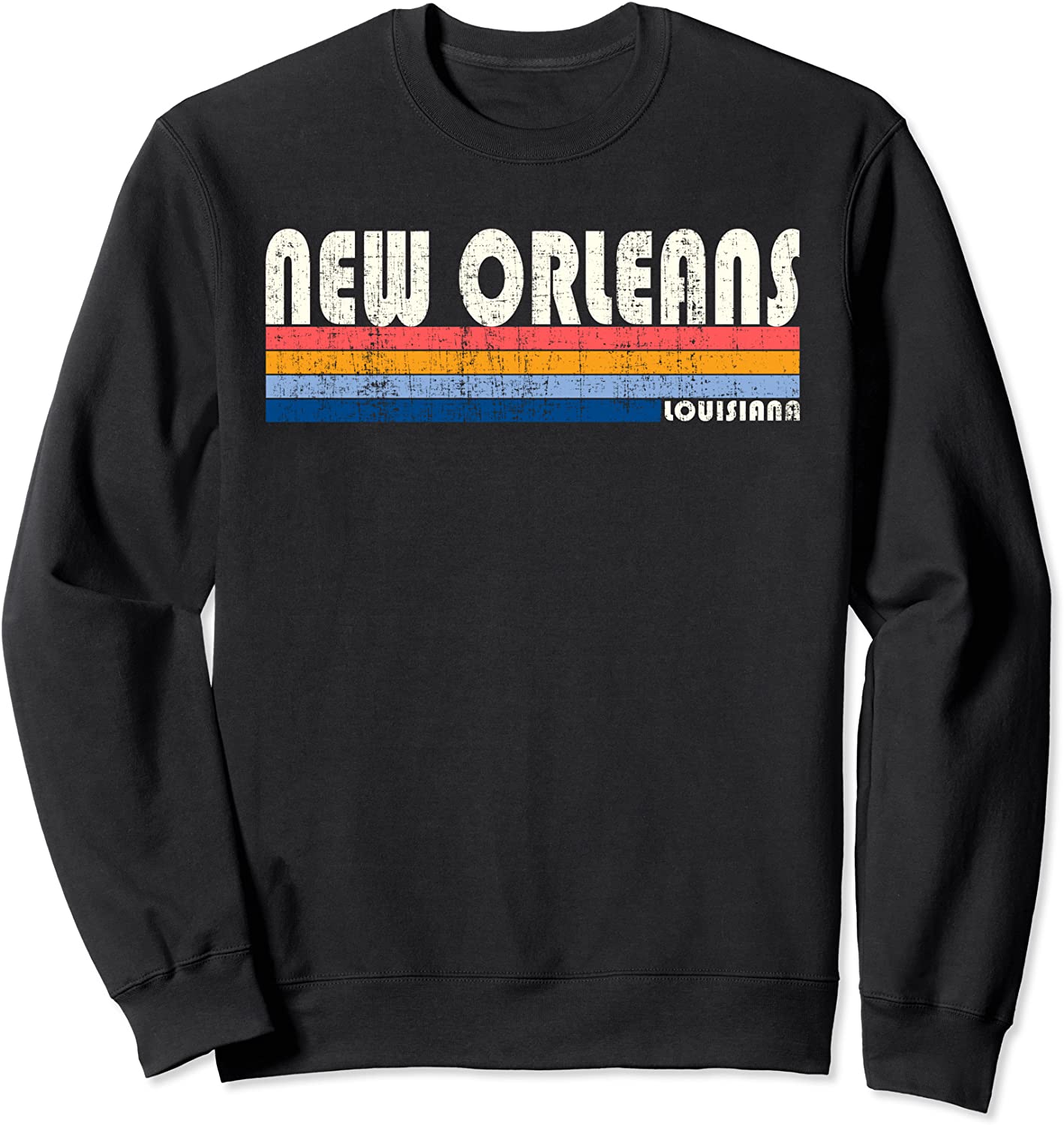 Vintage 70s 80s Style New Orleans LA Sweatshirt