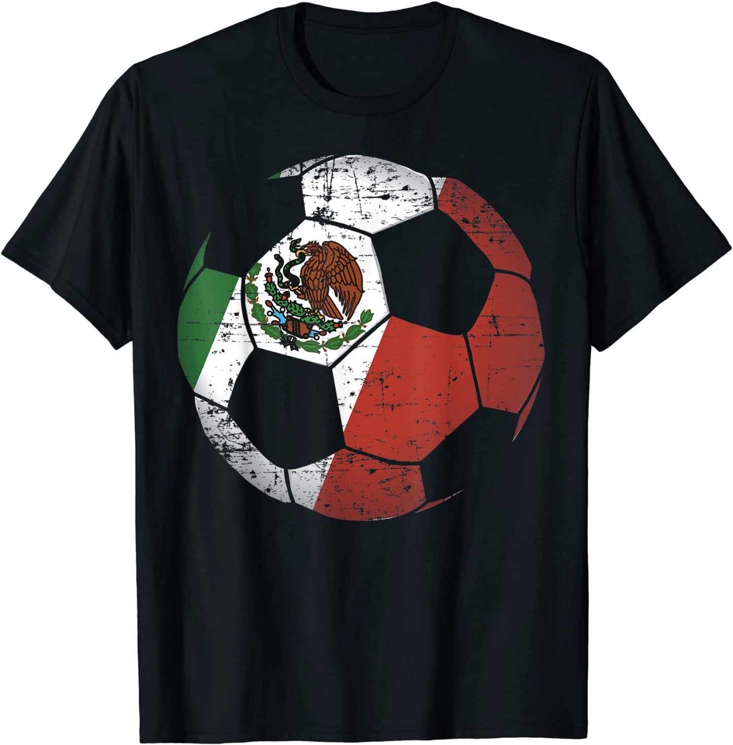 Mexico Soccer Ball Flag Jersey Shirt - Mexican Football Gift