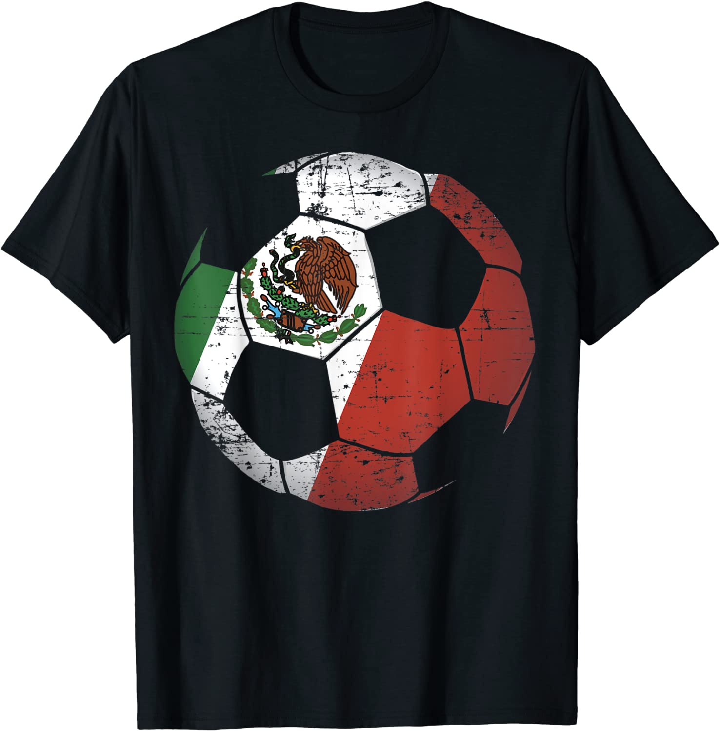 Mexico Soccer Ball Flag Jersey Shirt - Mexican Football Gift