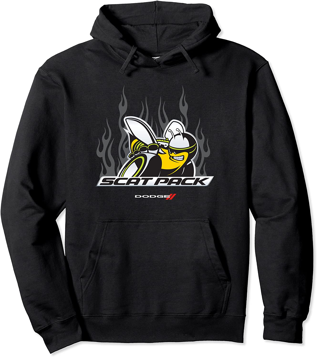 Dodge Scat Pack Flames Pullover Hoodie