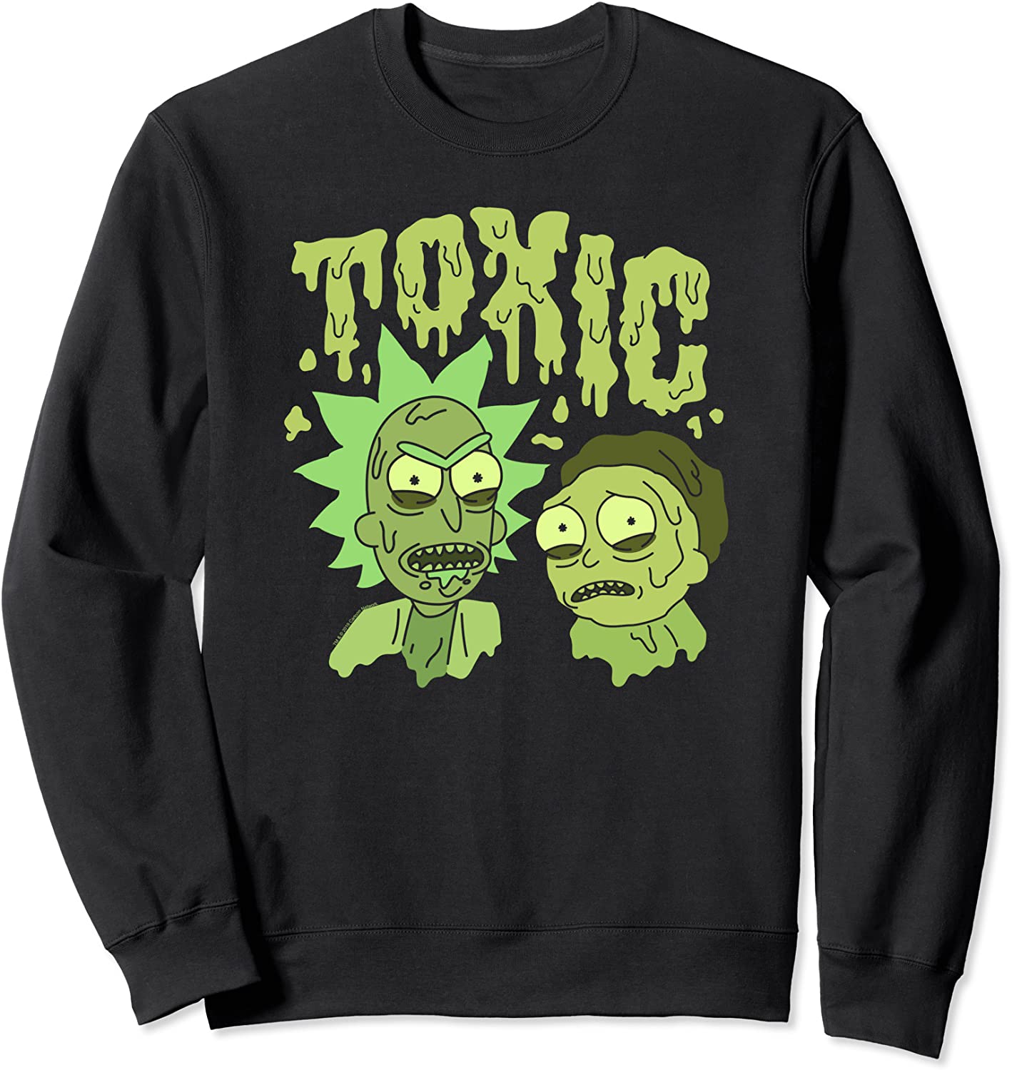 Rick and Morty Toxic Rick And Morty Sweatshirt Sweatshirt