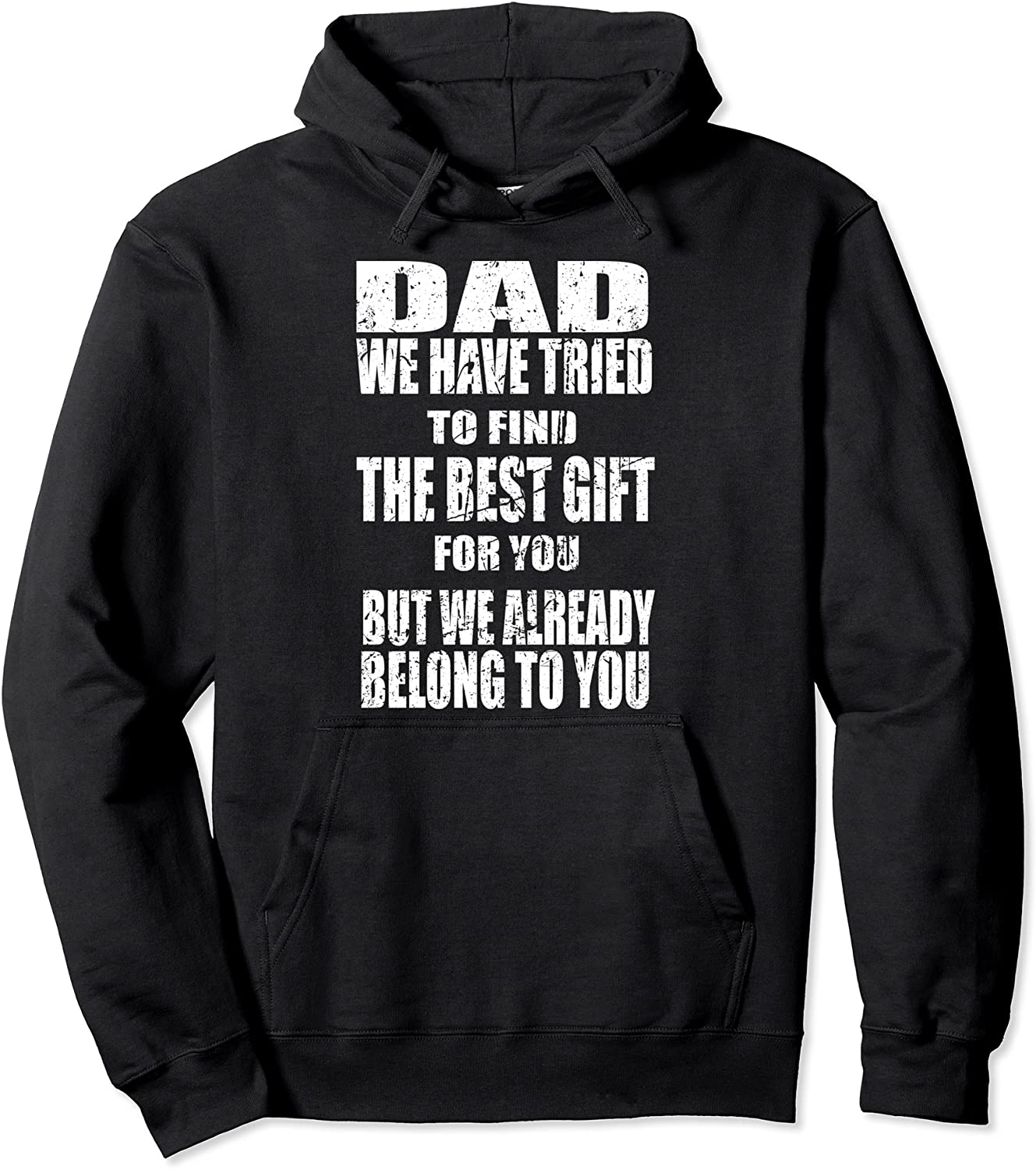 Funny Fathers Day Dad From Daughter Son Kids Wife For Daddy Pullover Hoodie