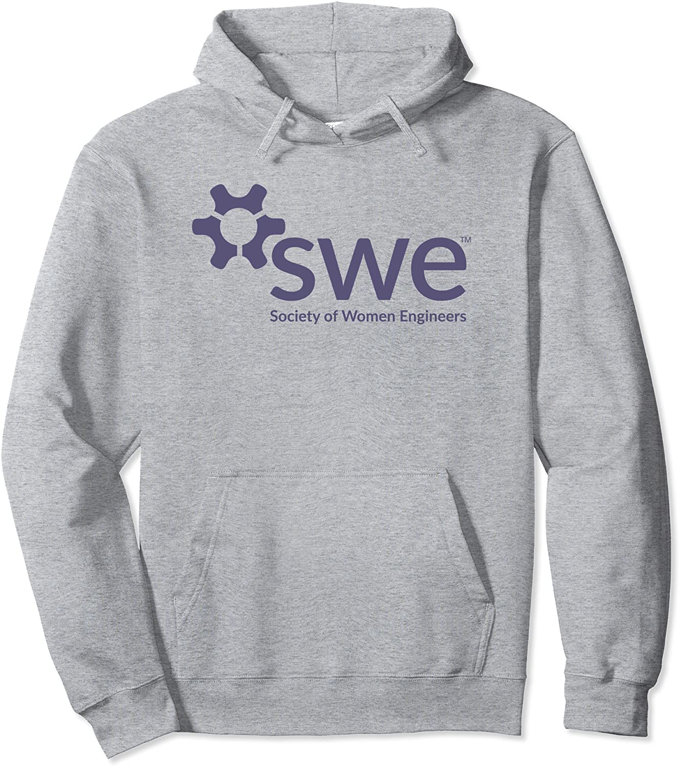 Society of Women Engineers - Purple Logo Pullover Hoodie