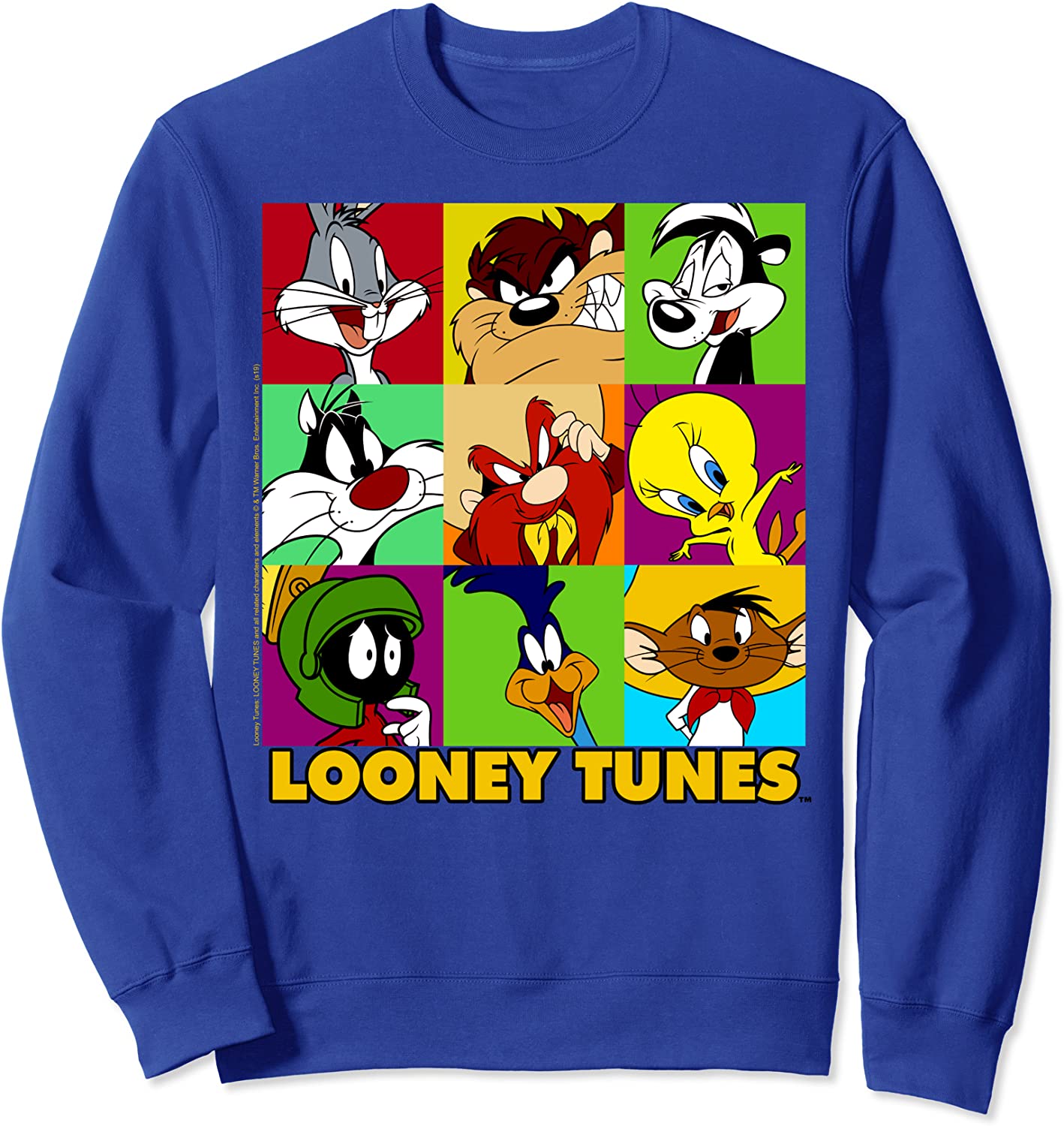 Looney Tunes Character Pop Art Box Up Sweatshirt
