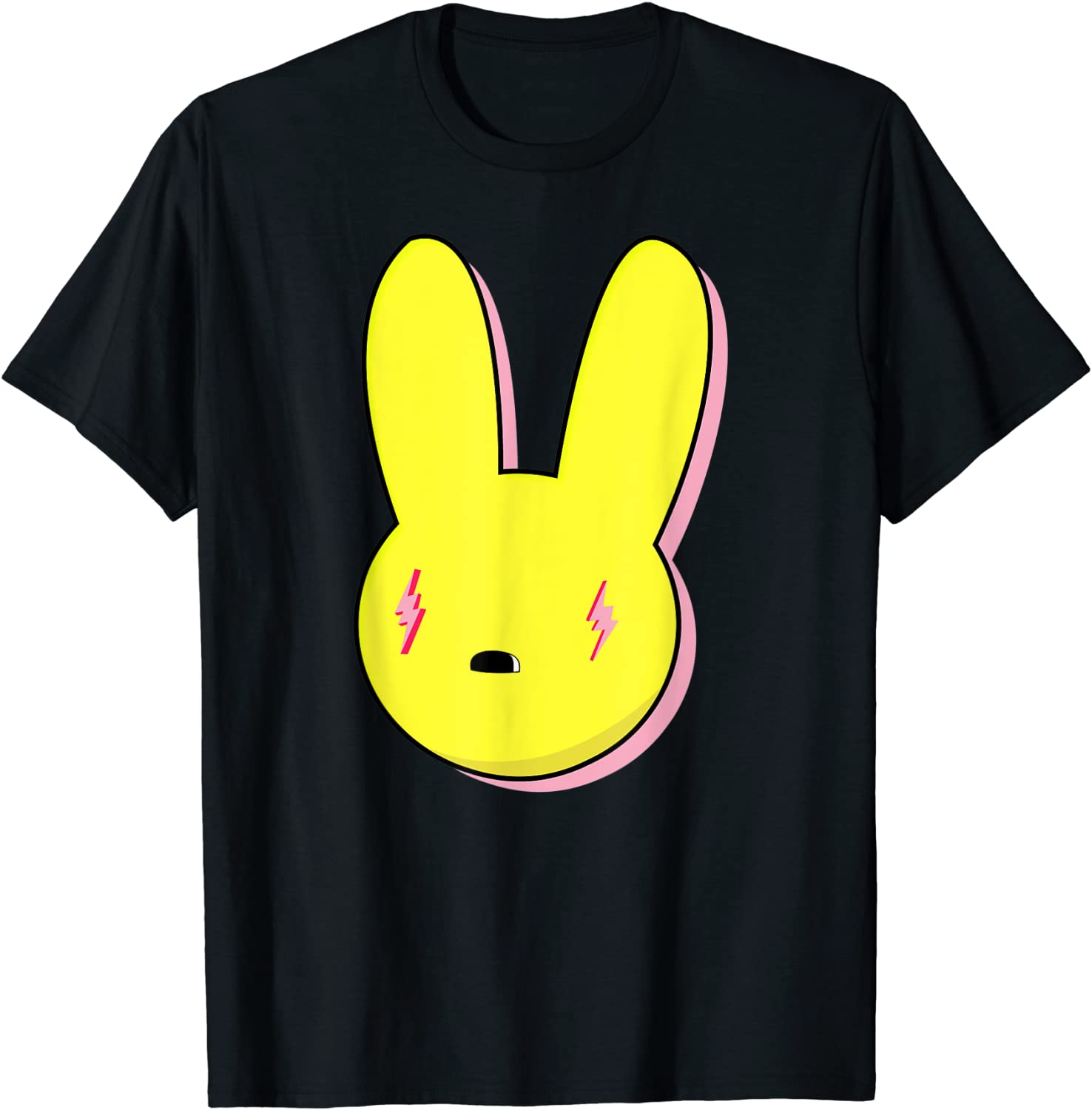 Bad Trap Lighting Bunny Eyes - Dembow Reggaeton Style T-Shirt