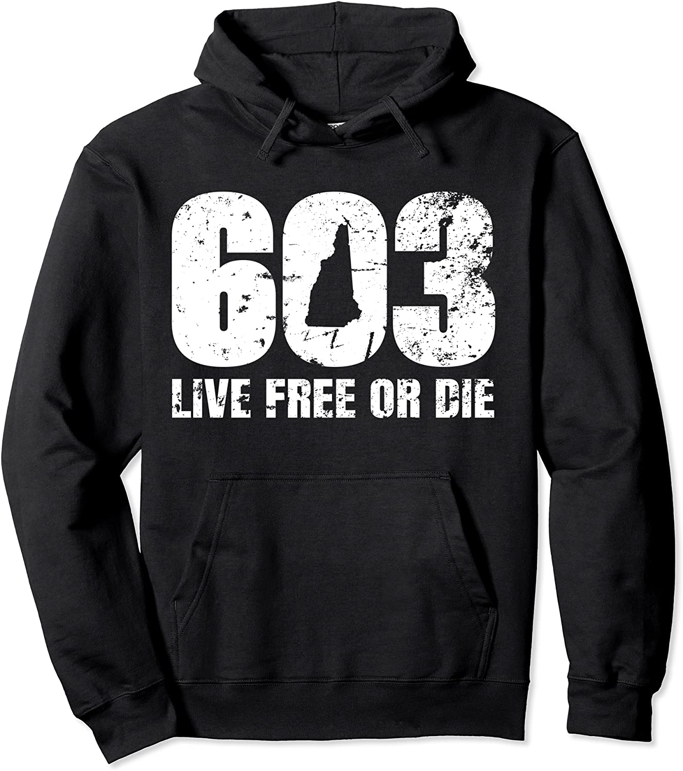 603 New Hampshire Hoodie - Live Free or Die