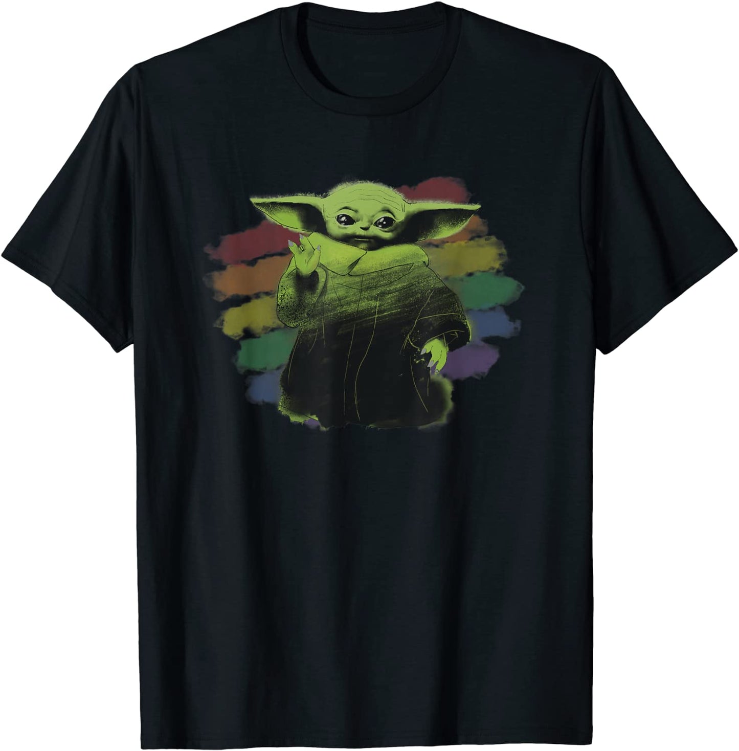 Star Wars The Mandalorian The Child Rainbow T-Shirt