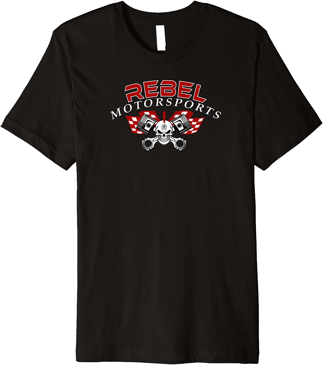 Rebel Motorsports Double-sided Take the Flag Premium T-Shirt