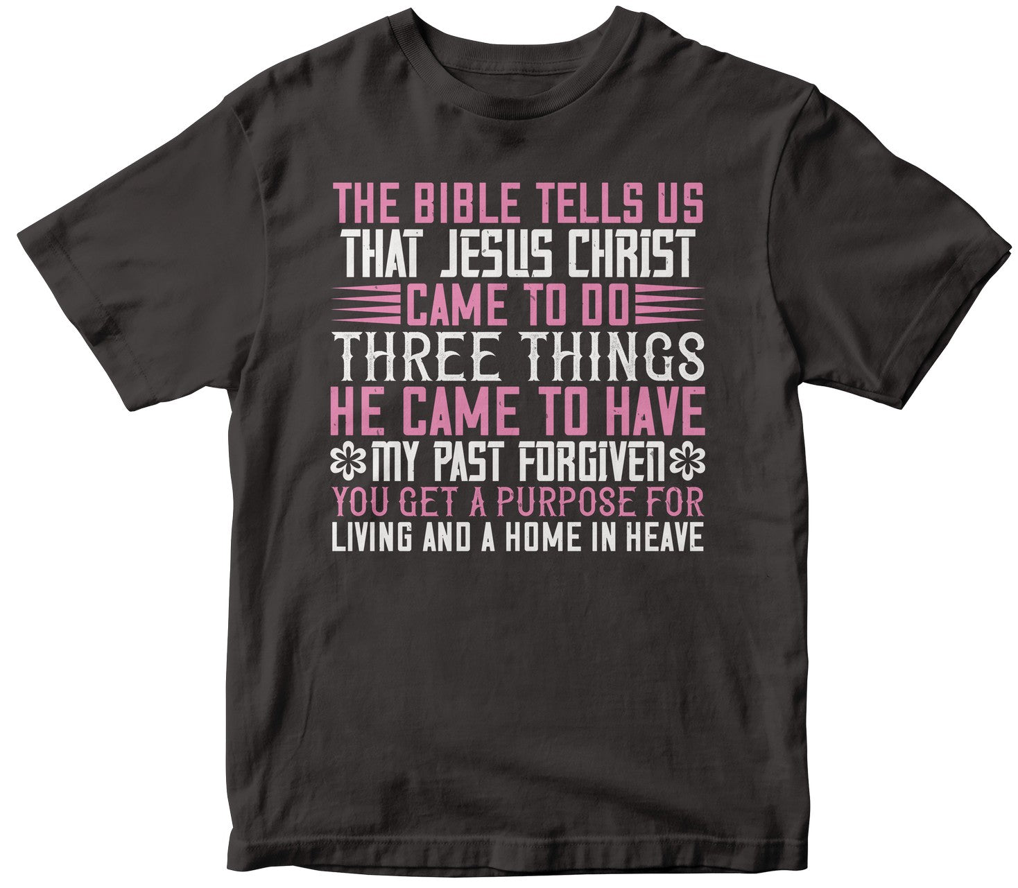 The Bible Tells Us That Jesus Christ Came To Do Three Things. He Came To Have My Past Forgiven, You Get A Purpose For Living And A Home In Heaven-0