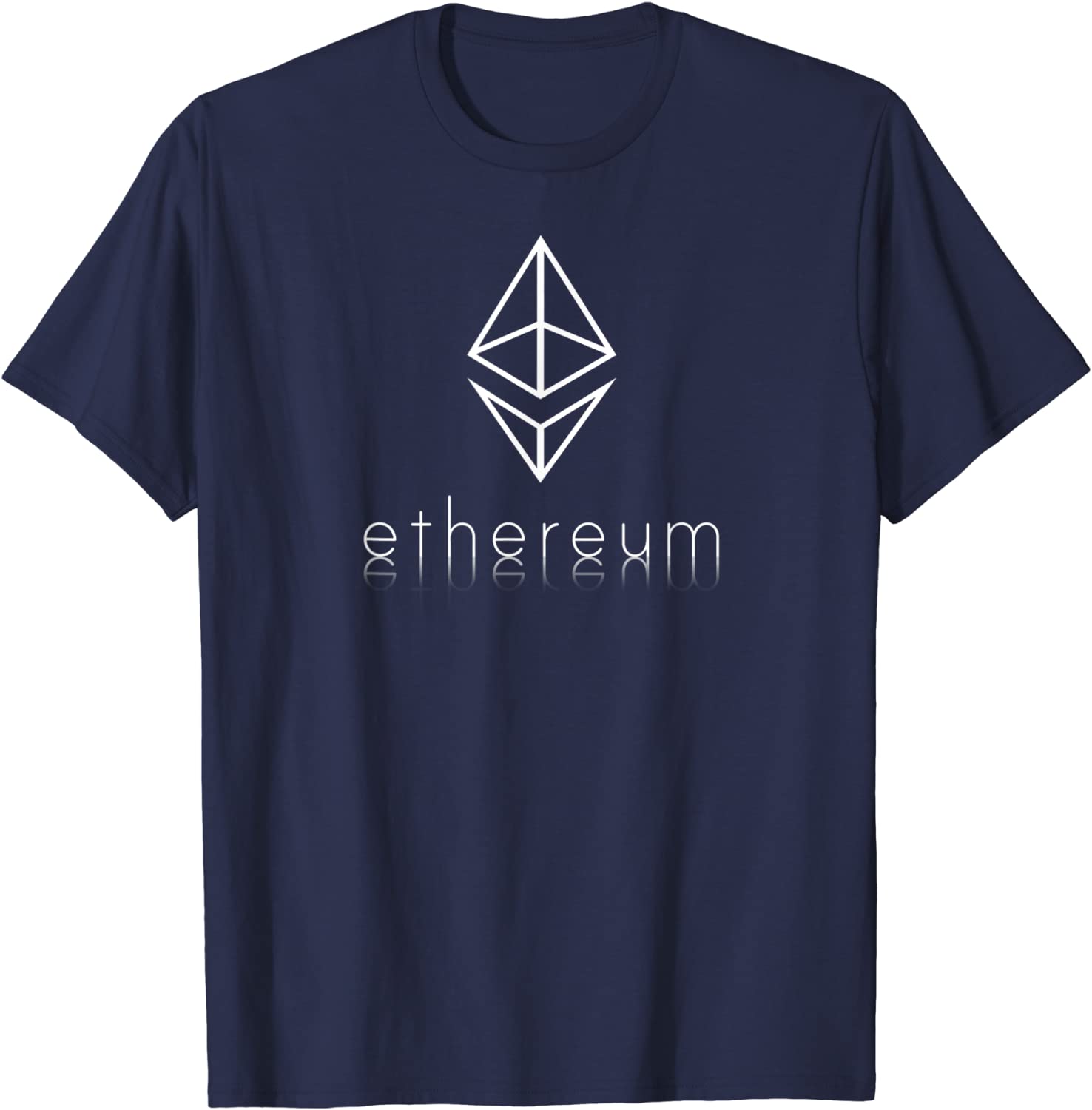 Mens Elegant Ethereum Cryptocoin Logo ETH Men Design T-Shirt