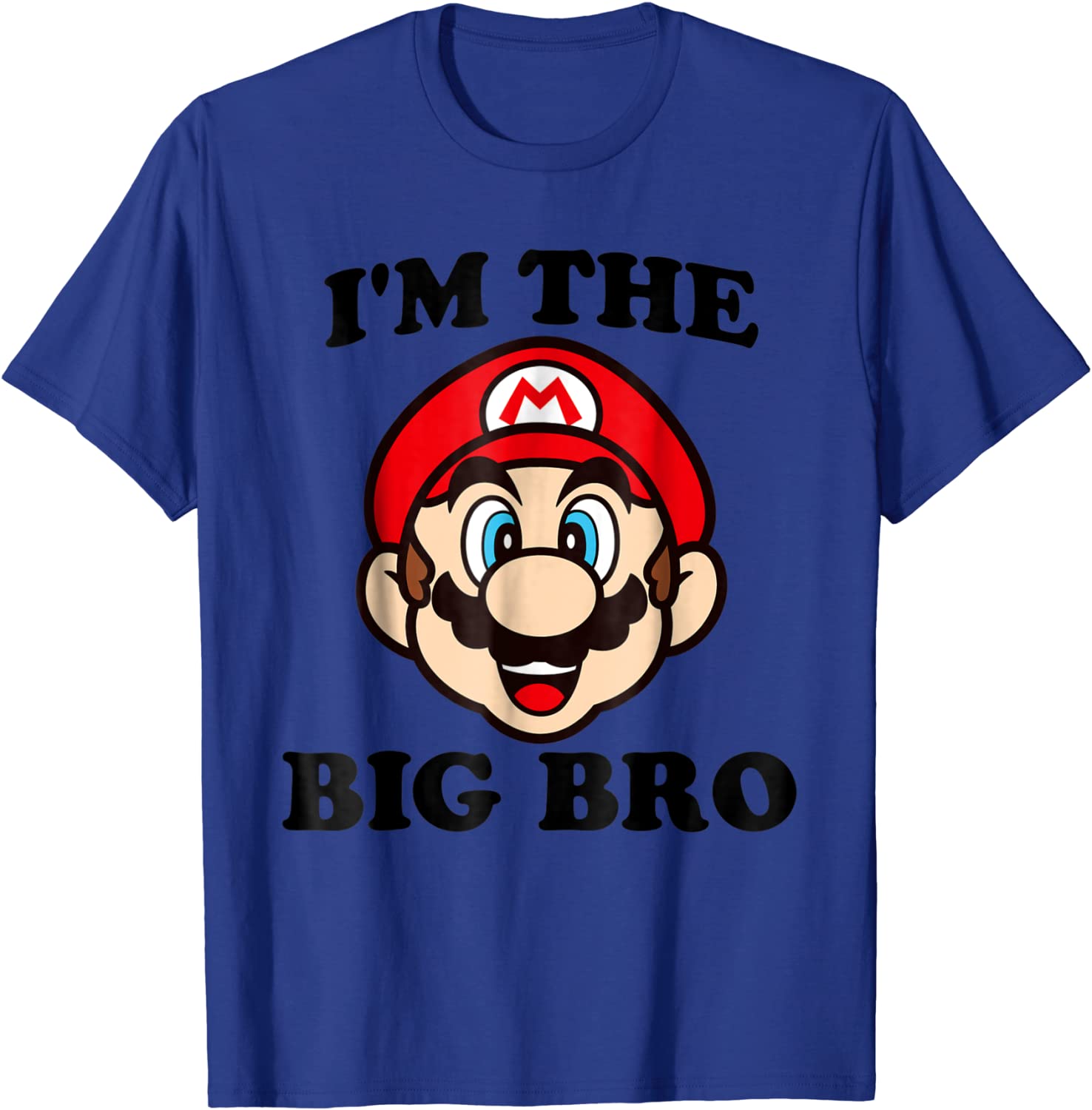 Nintendo Super Mario The Big Bro Face Graphic T-Shirt