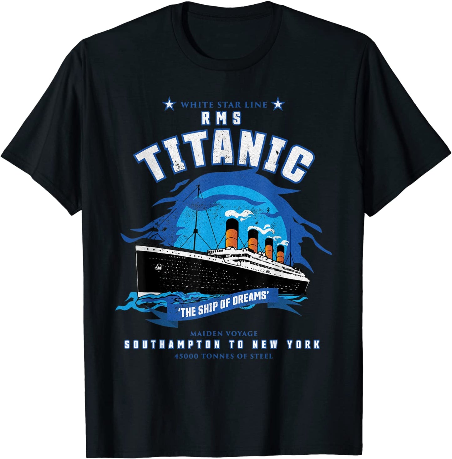 White Star Line RMS Titanic The Ship of Dreams Kids Gift T-Shirt