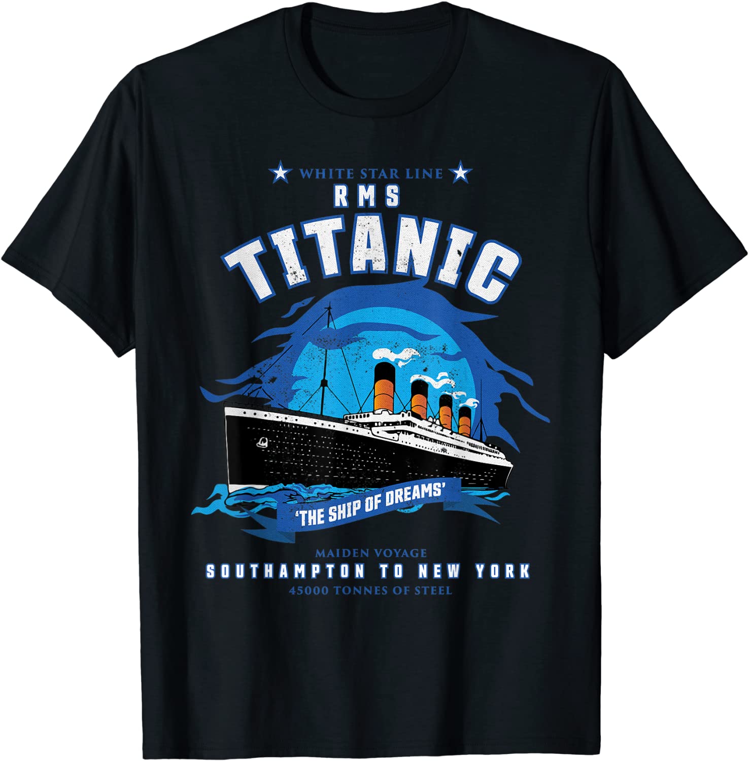 White Star Line RMS Titanic The Ship of Dreams Kids Gift T-Shirt