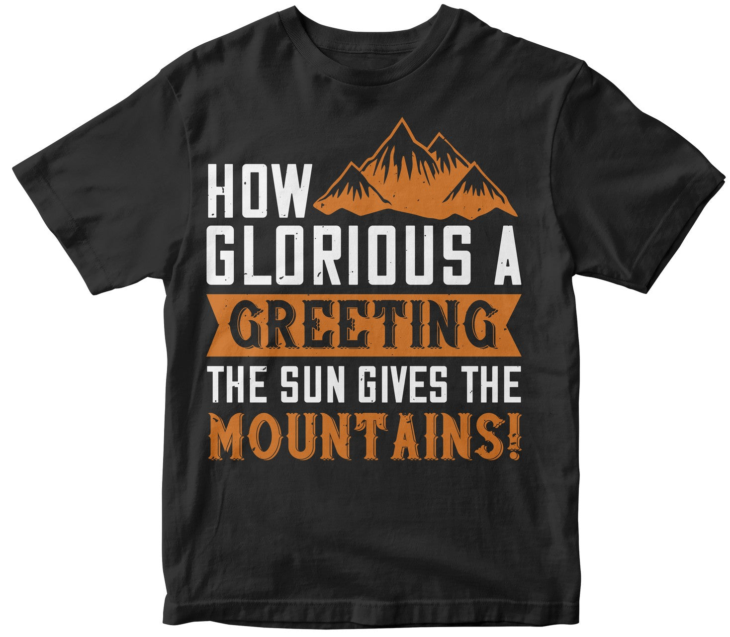 How Glorious A Greeting The Sun Gives The Mountains
