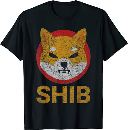 Shiba Inu Shib HODL To the Moon Crypto Cryptocurrency Meme T-Shirt
