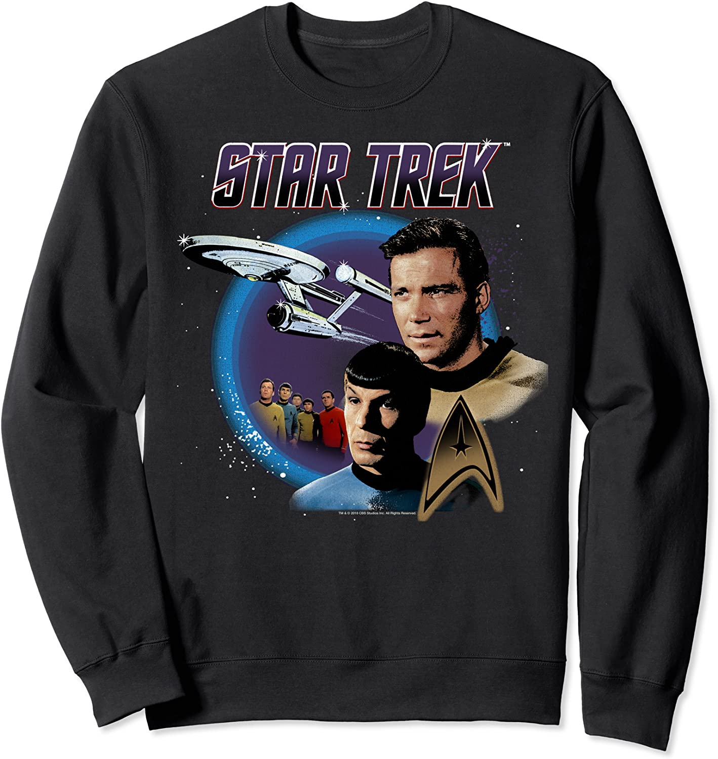 Star Trek Original Series Vintage Enterprise Sweatshirt