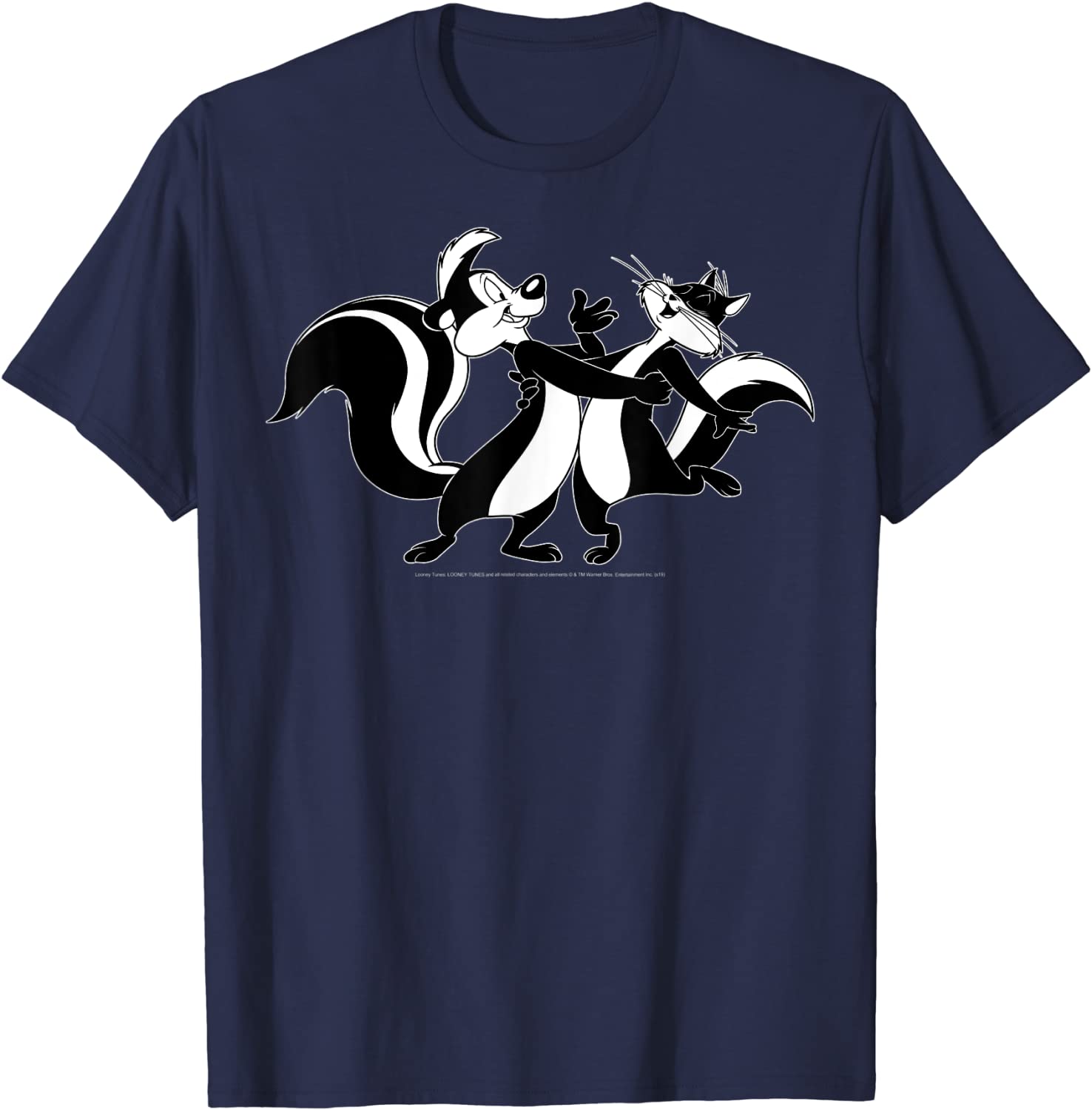 Looney Tunes Pepe Le Pew Penelope Portrait T-Shirt