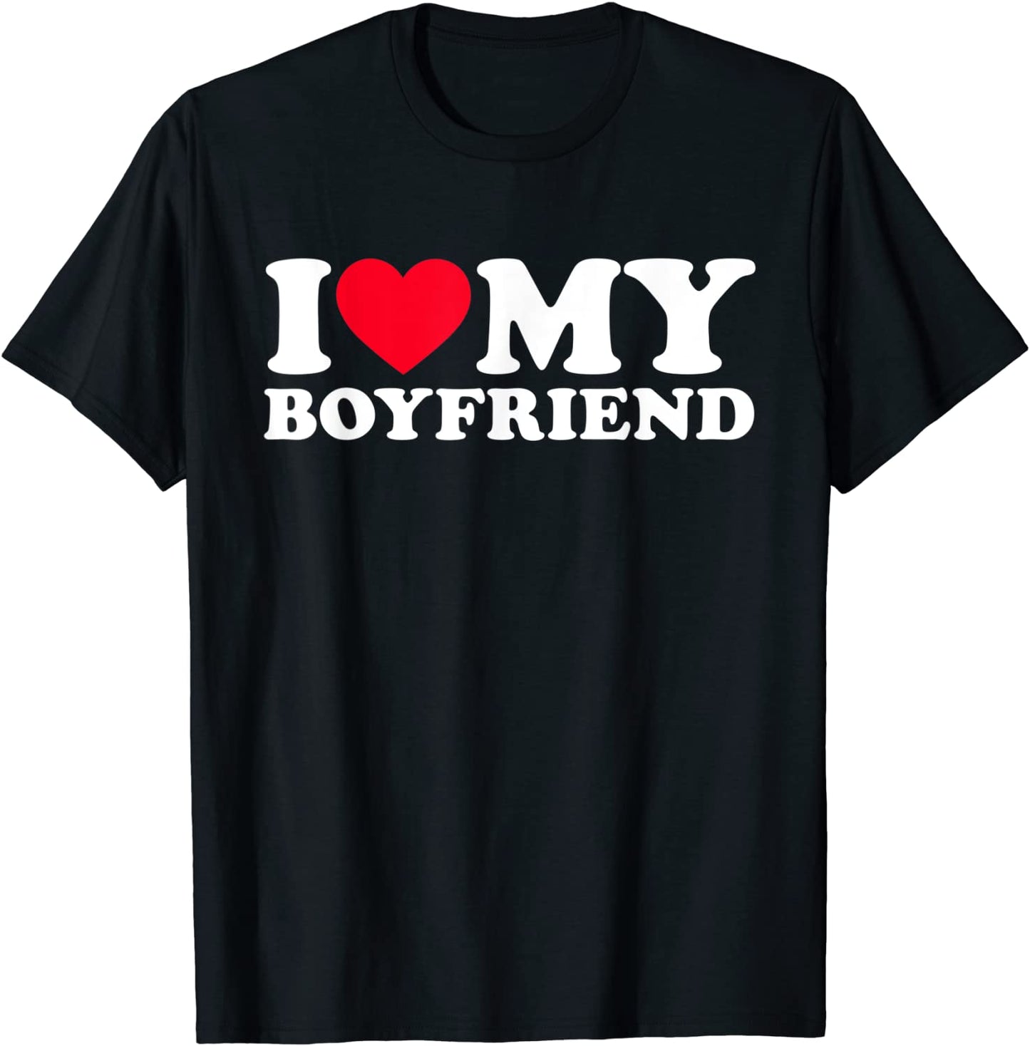 I Love My Boyfriend Shirt I Heart My Boyfriend Shirt BF T-Shirt