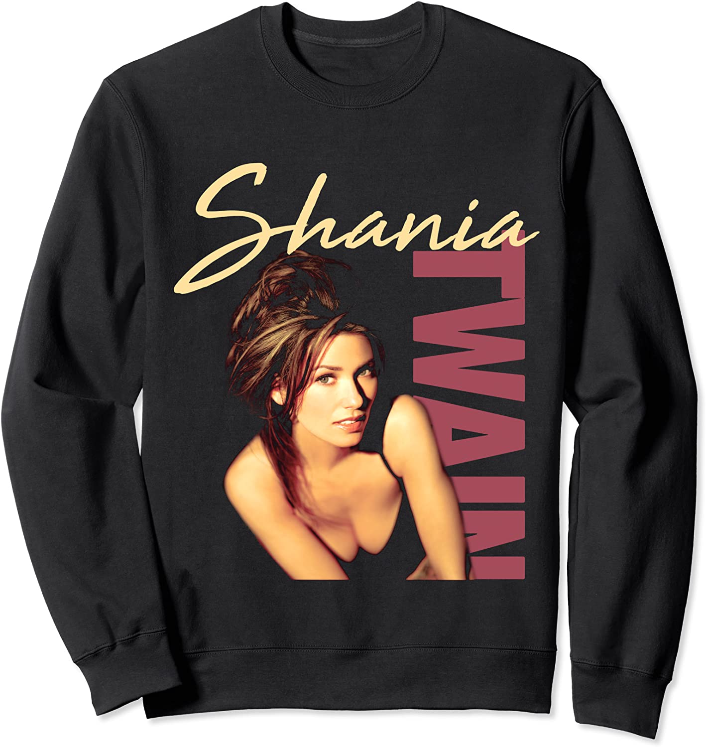 Shania Twain Official Color Photo Tee Sweatshirt
