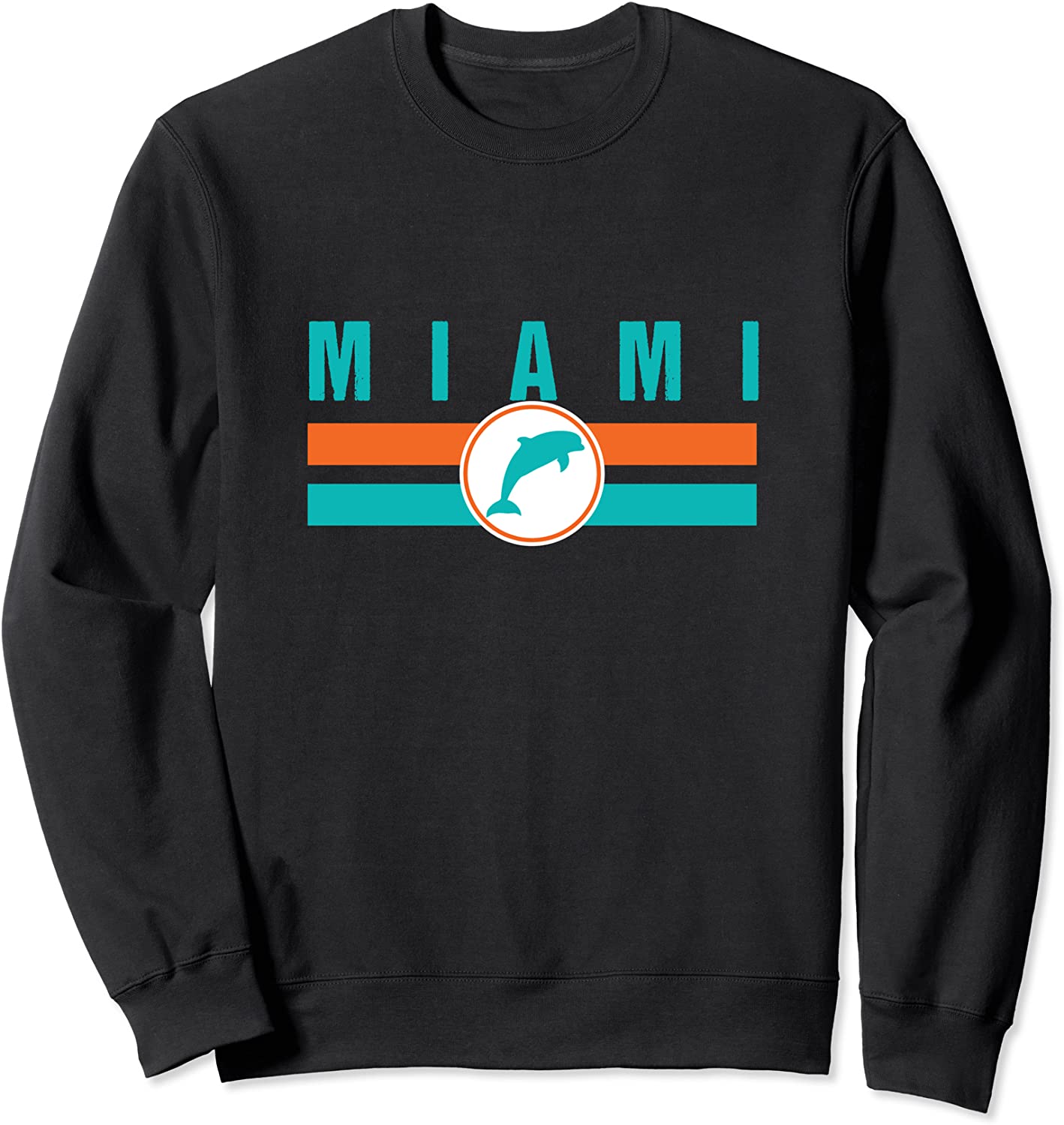 MIA Miami Local Standard MIA Retro Dolphin Miami FL Classic Sweatshirt