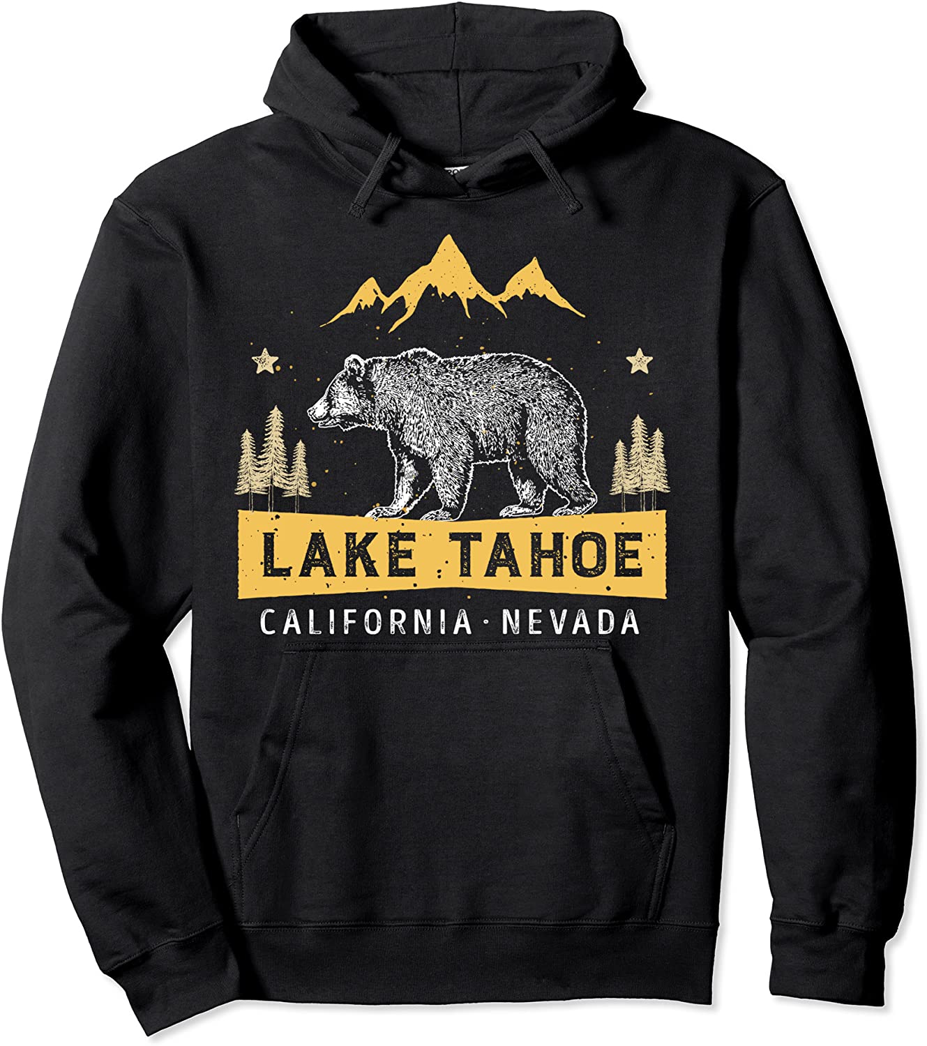 Lake Tahoe Hoodie California Nevada Vintage Bear Shirt