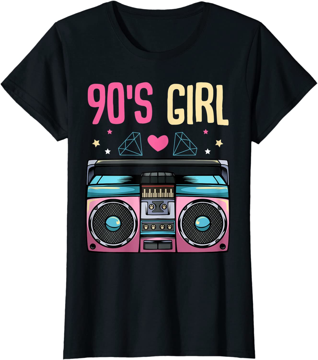 90s Girl Style Retro Vintage Outfits Clothes Old Radio T-Shirt
