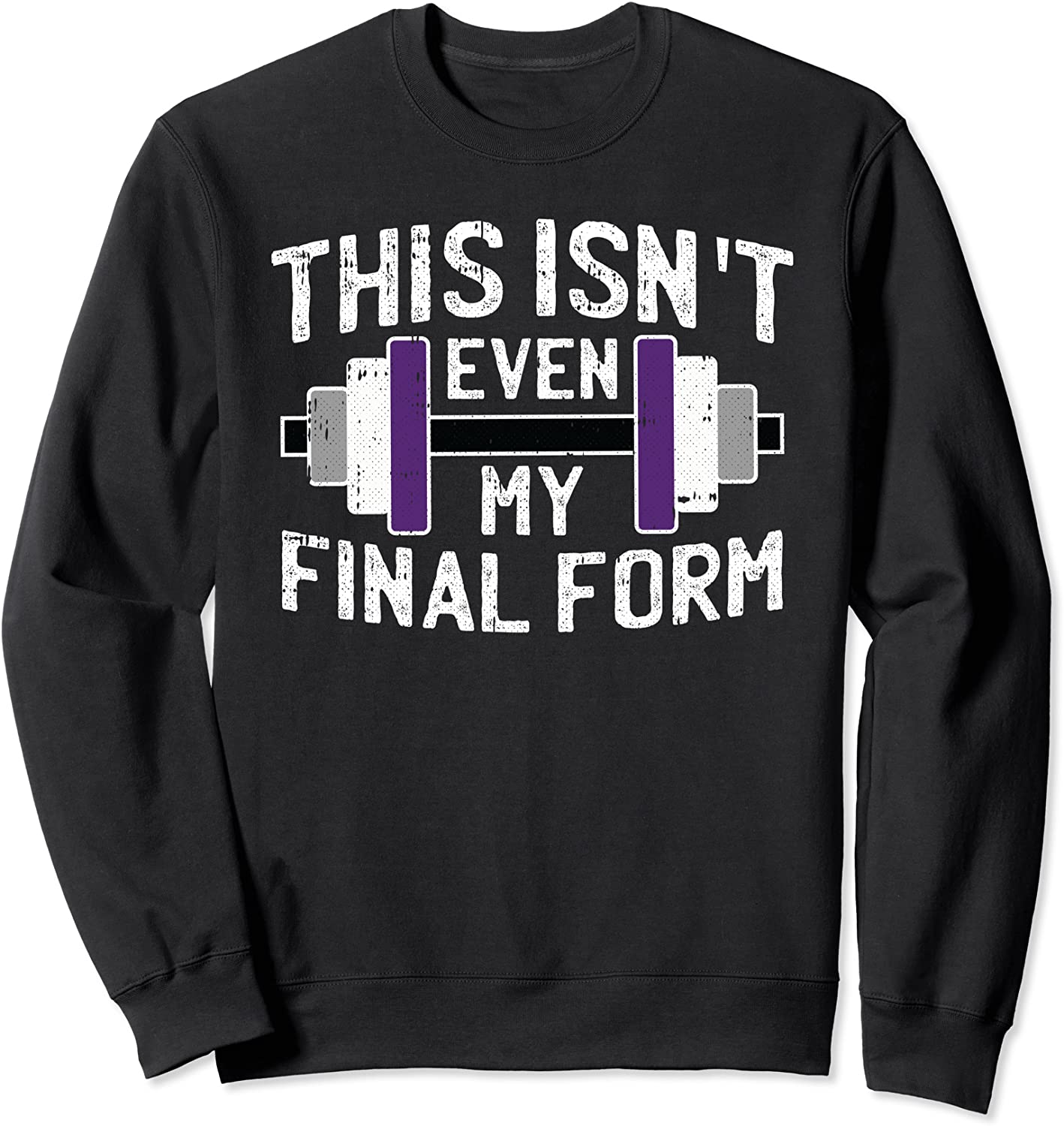 This Isnt Even My Final Form Asexual Pride Gym Workout LGBTQ Sweatshirt