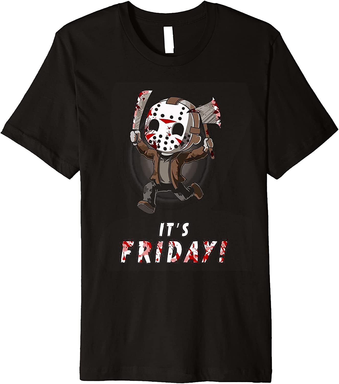 Its Friday 13th Funny Halloween Horror Graphic T-shirt Premium T-Shirt