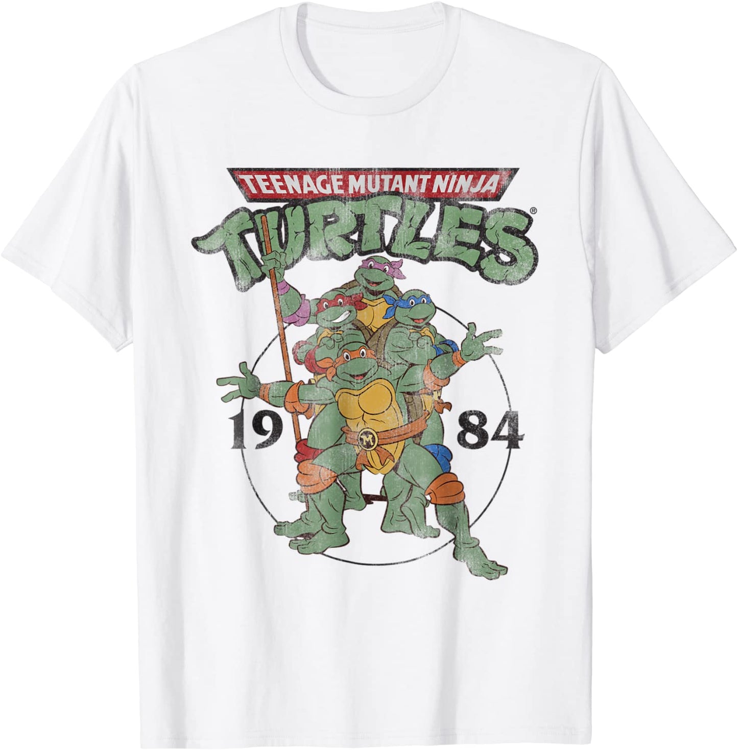 Teenage Mutant Ninja Turtles Classic Circle 1984 Tee-Shirt