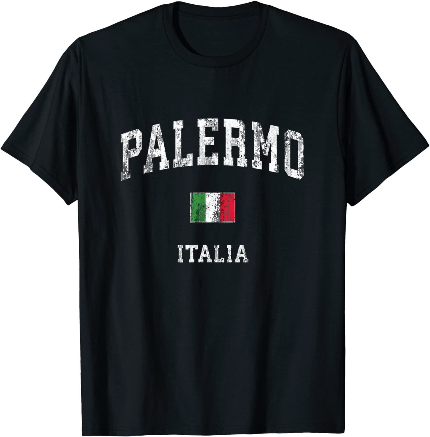 Palermo Italy Italia Vintage Athletic Sports Design T-Shirt