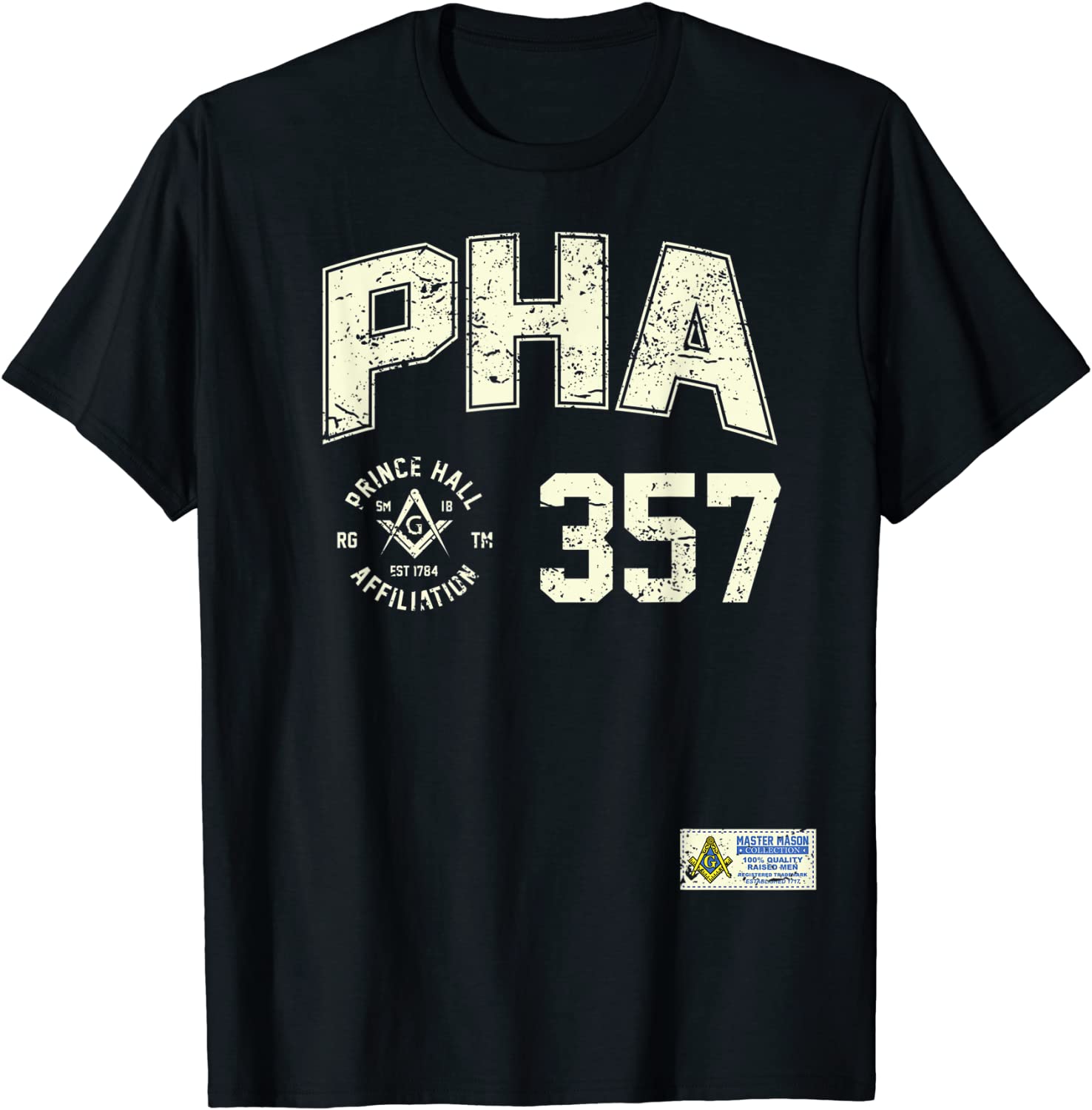 Masonic Shirt Prince Hall PHA 357 Sports Jersey Style Shirt