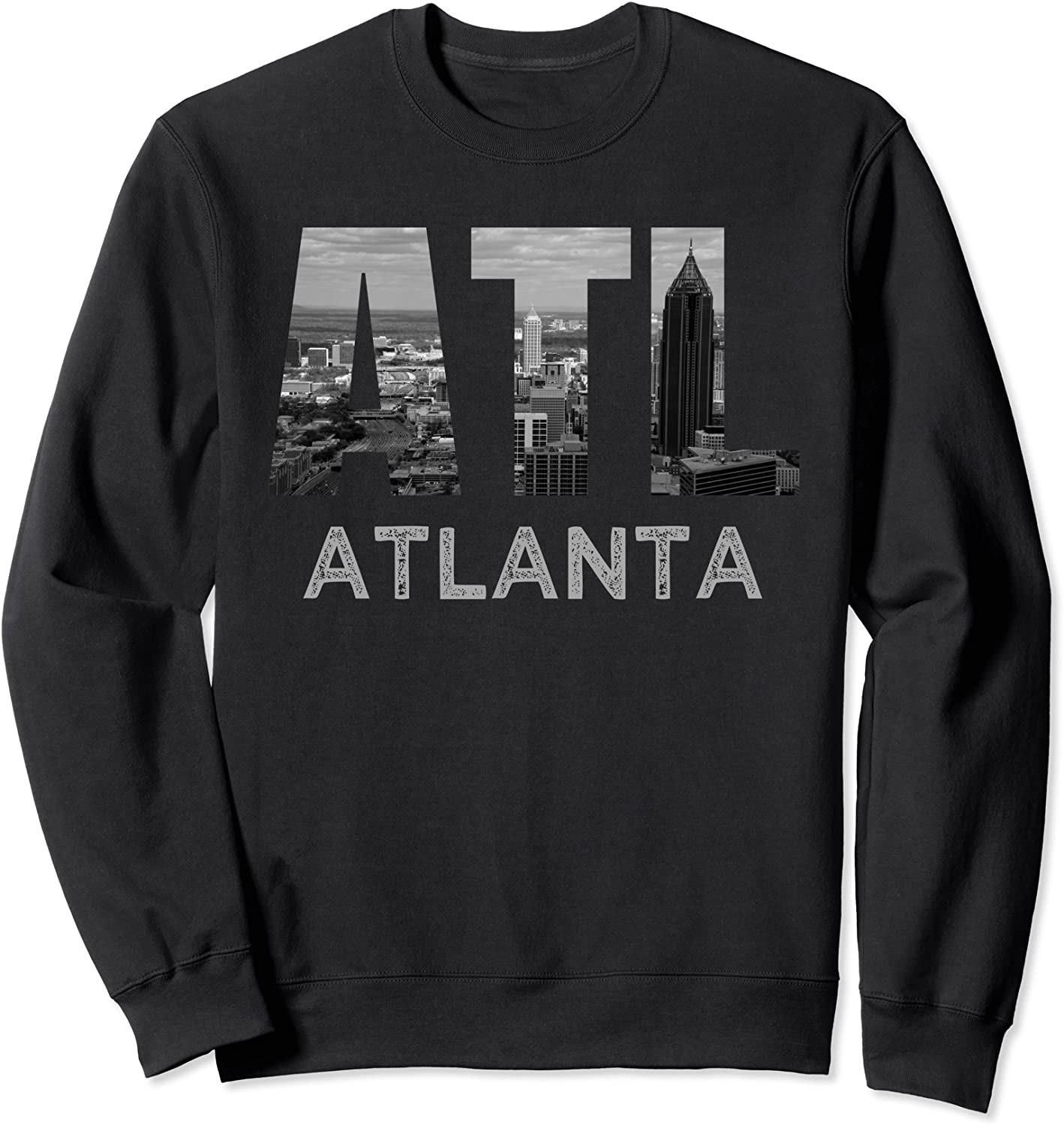 City of Atlanta GA Skyline Cityscape ATL Georgia Souvenir Sweatshirt