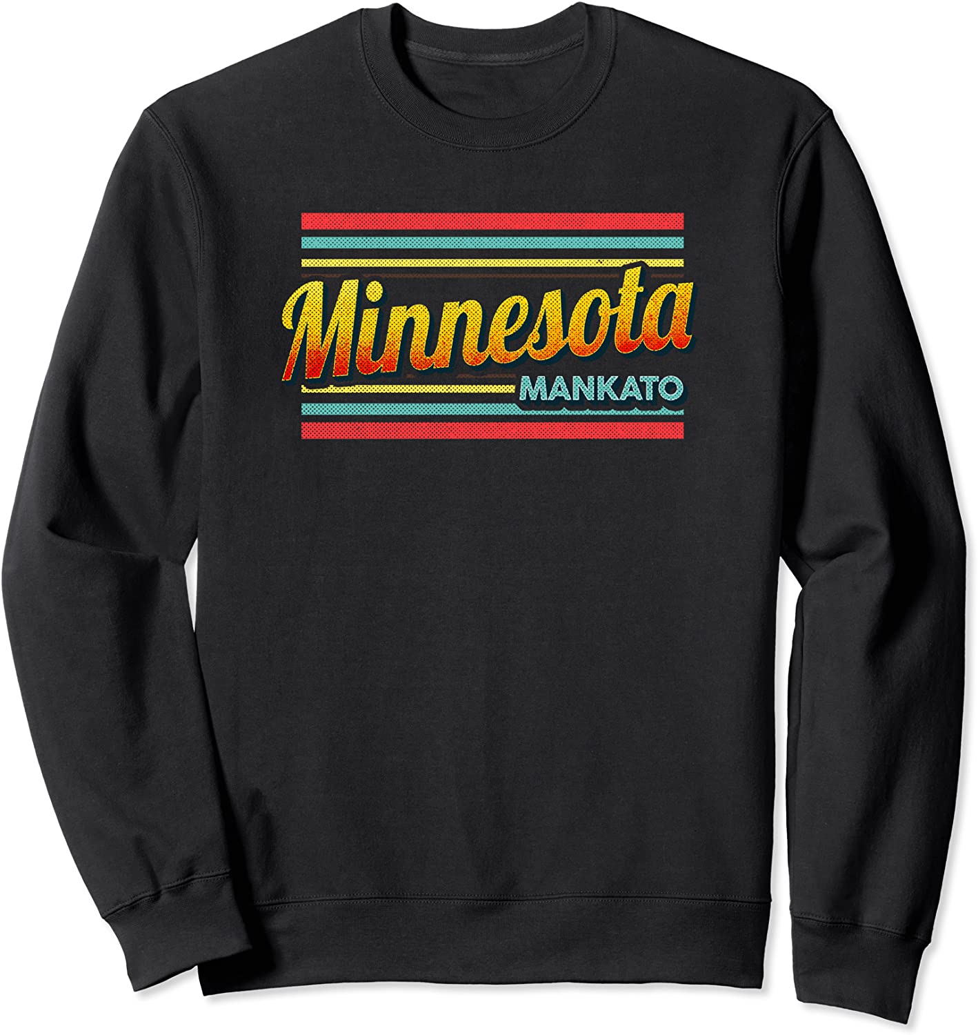 Mankato Minnesota Vintage Souvenir Gift 70s 80s Style Sweatshirt