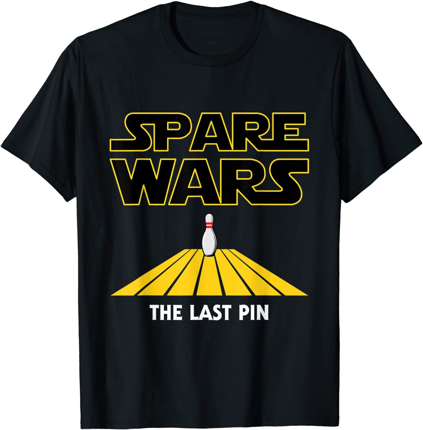 Spare Wars - Funny Bowler Bowling Parody T-Shirt
