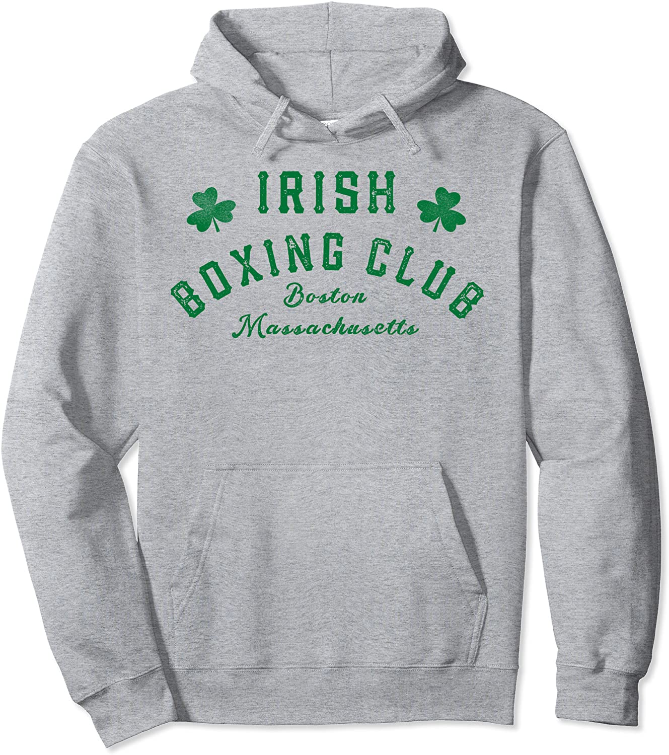 Irish Boxing Club Boston Massachusetts Hoodie Shamrock
