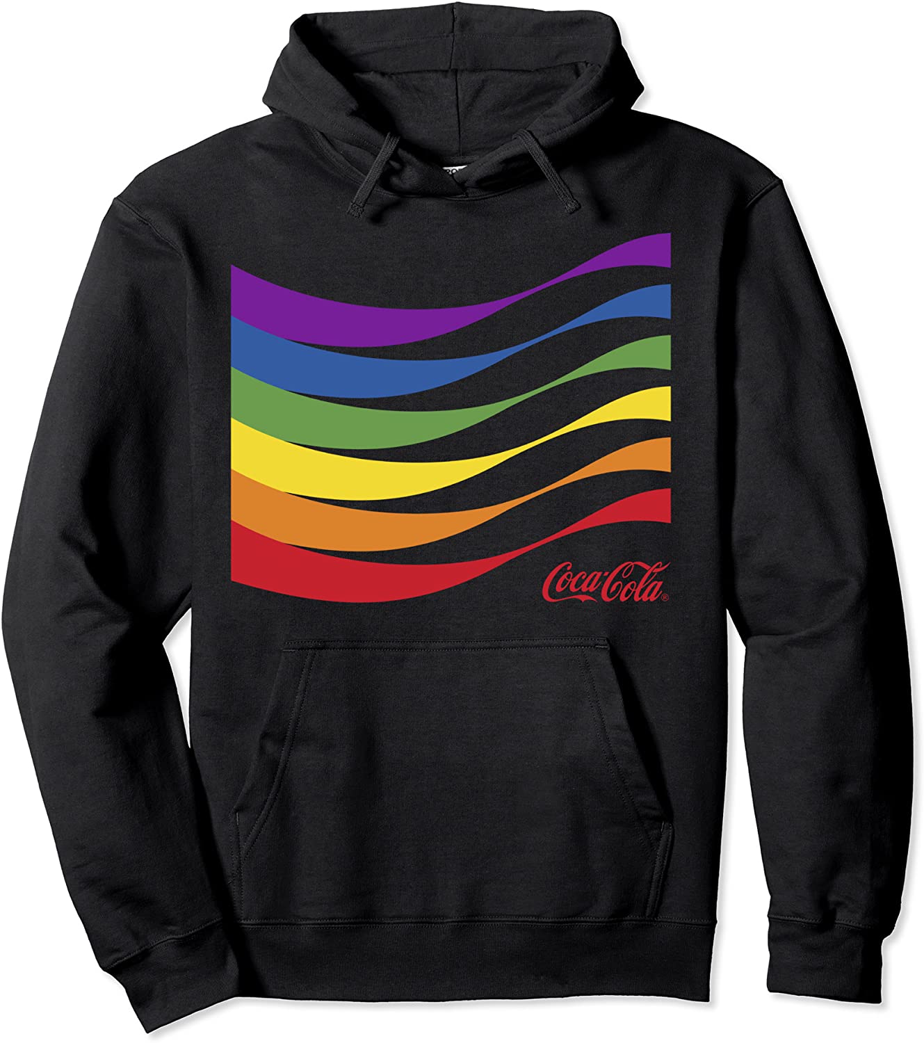 Coca-Cola Pride Rainbow Wave Logo Pullover Hoodie