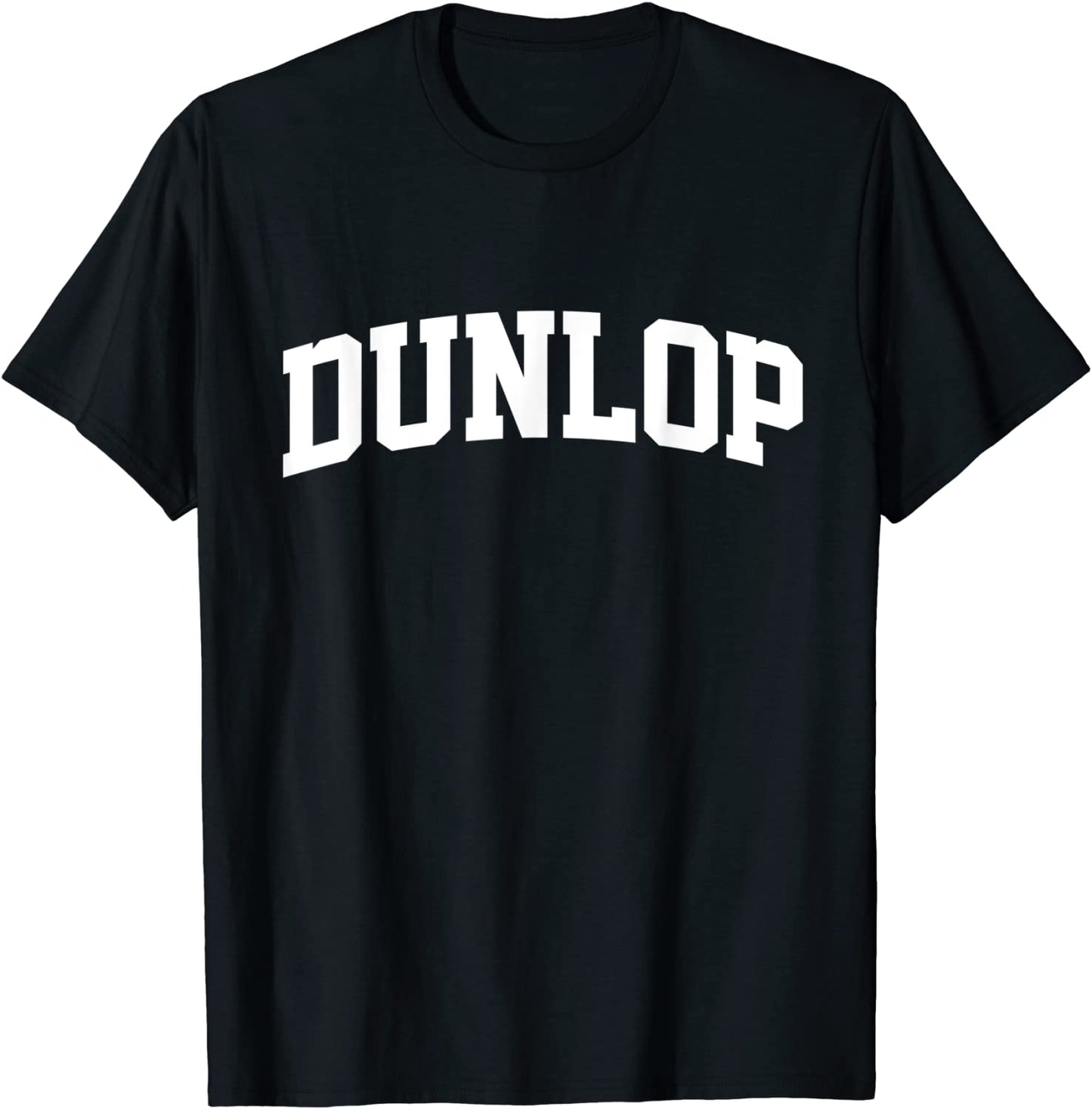 Dunlop Name First Last Retro Sports Arch T-Shirt