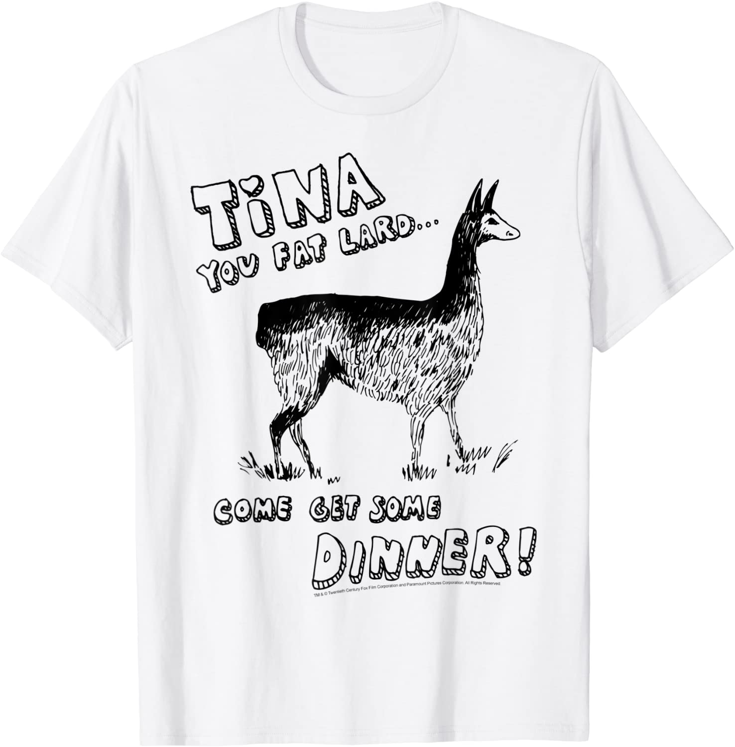 Napoleon Dynamite Tina You Fat Lard Come Get Some Dinner T-Shirt