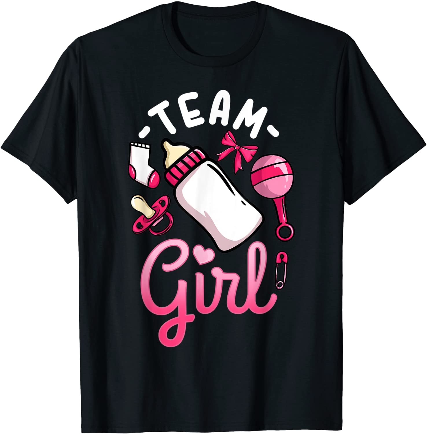 Gender Reveal Party Team Girl T-Shirt