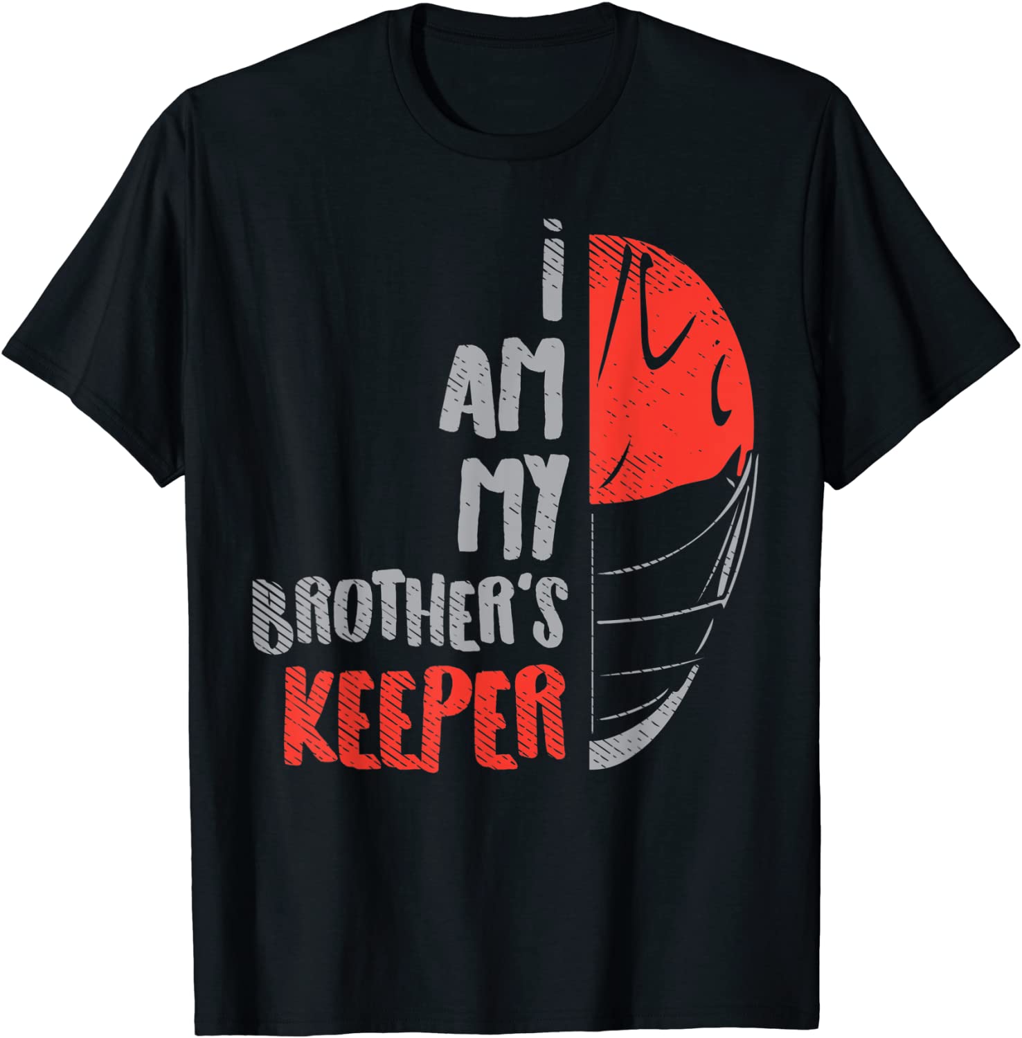 My Brothers Keeper Lacrosse Funny Defense Lax Goalie Gift T-Shirt