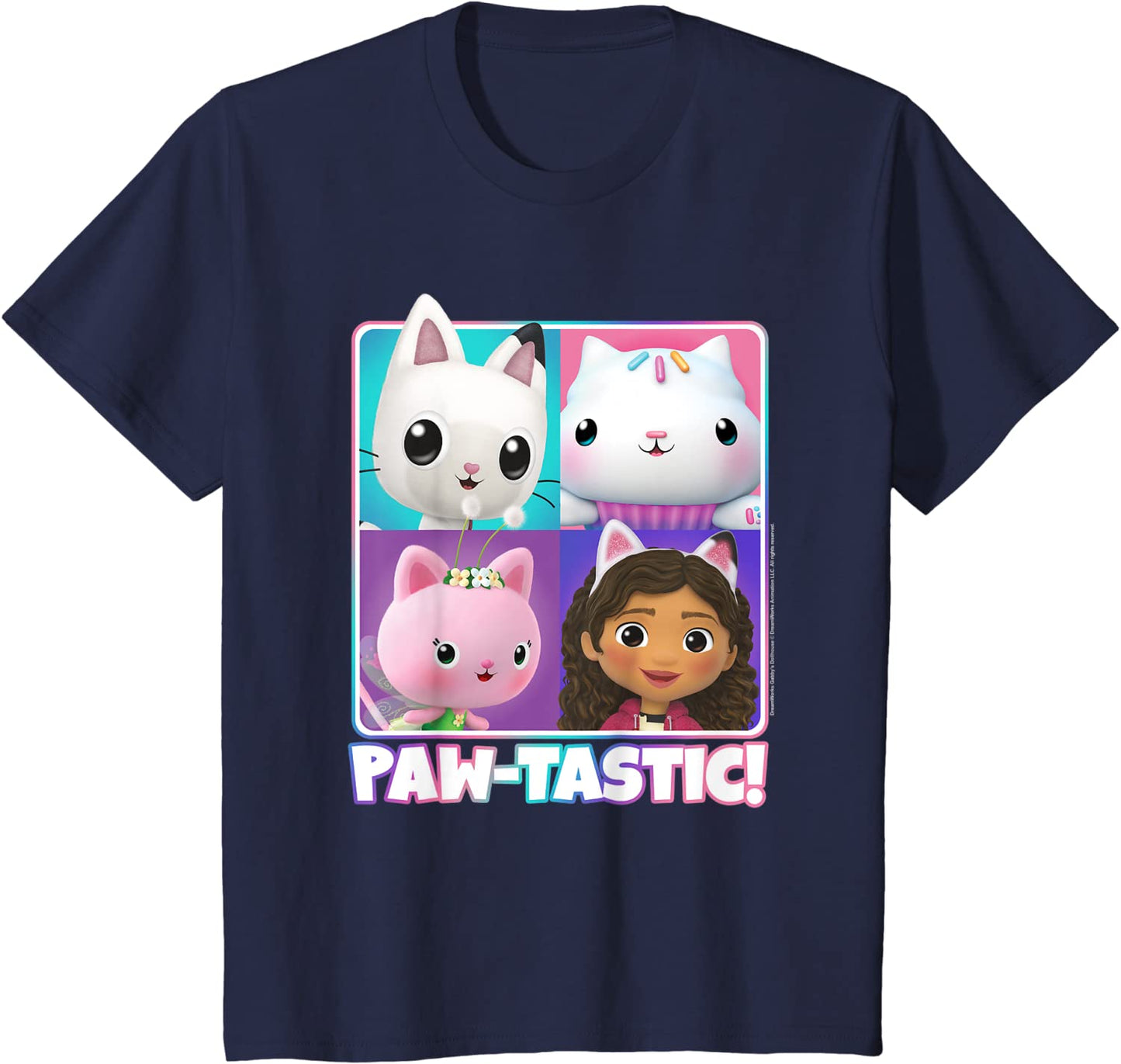 Kids Gabbys Dollhouse Paw-Tastic Box Up V2 T-Shirt