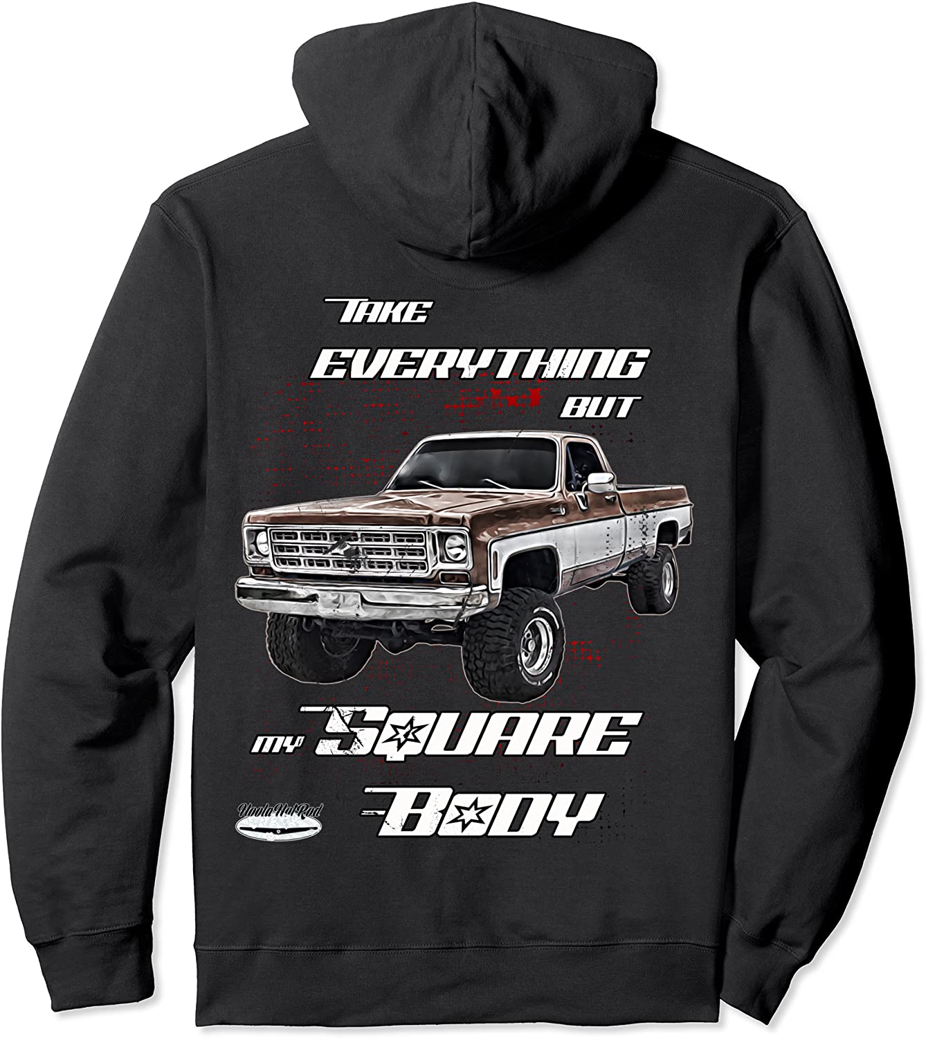 JimmySquarebody TruckSuburbanBlazerSilveradoK5longbed Pullover Hoodie